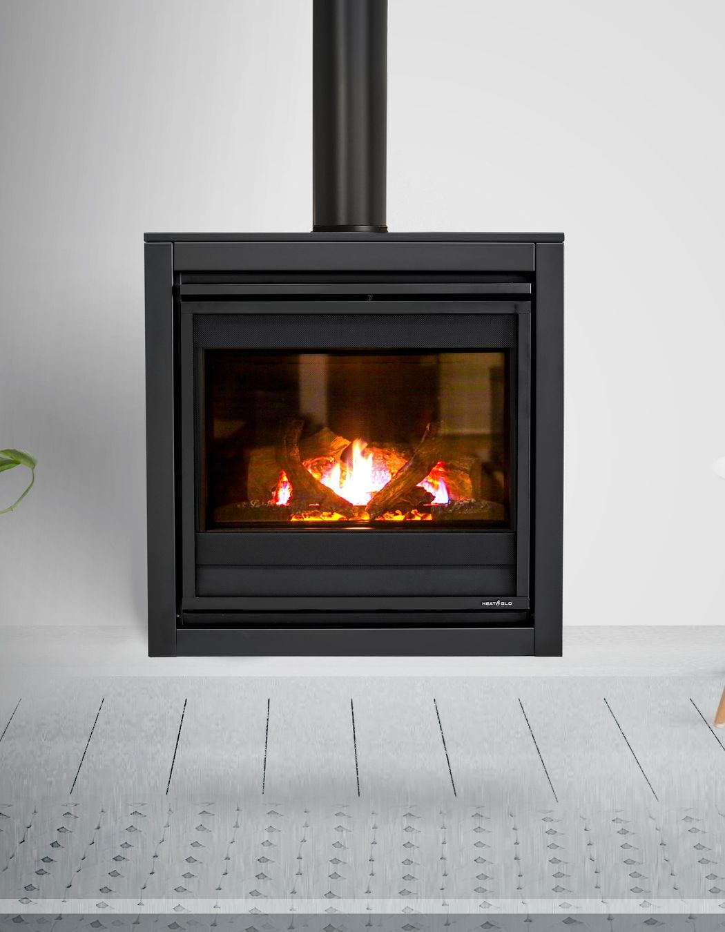 Gas fireplaces often require professional installation. Featured product: the X-Series Freestander Gas Fireplace.