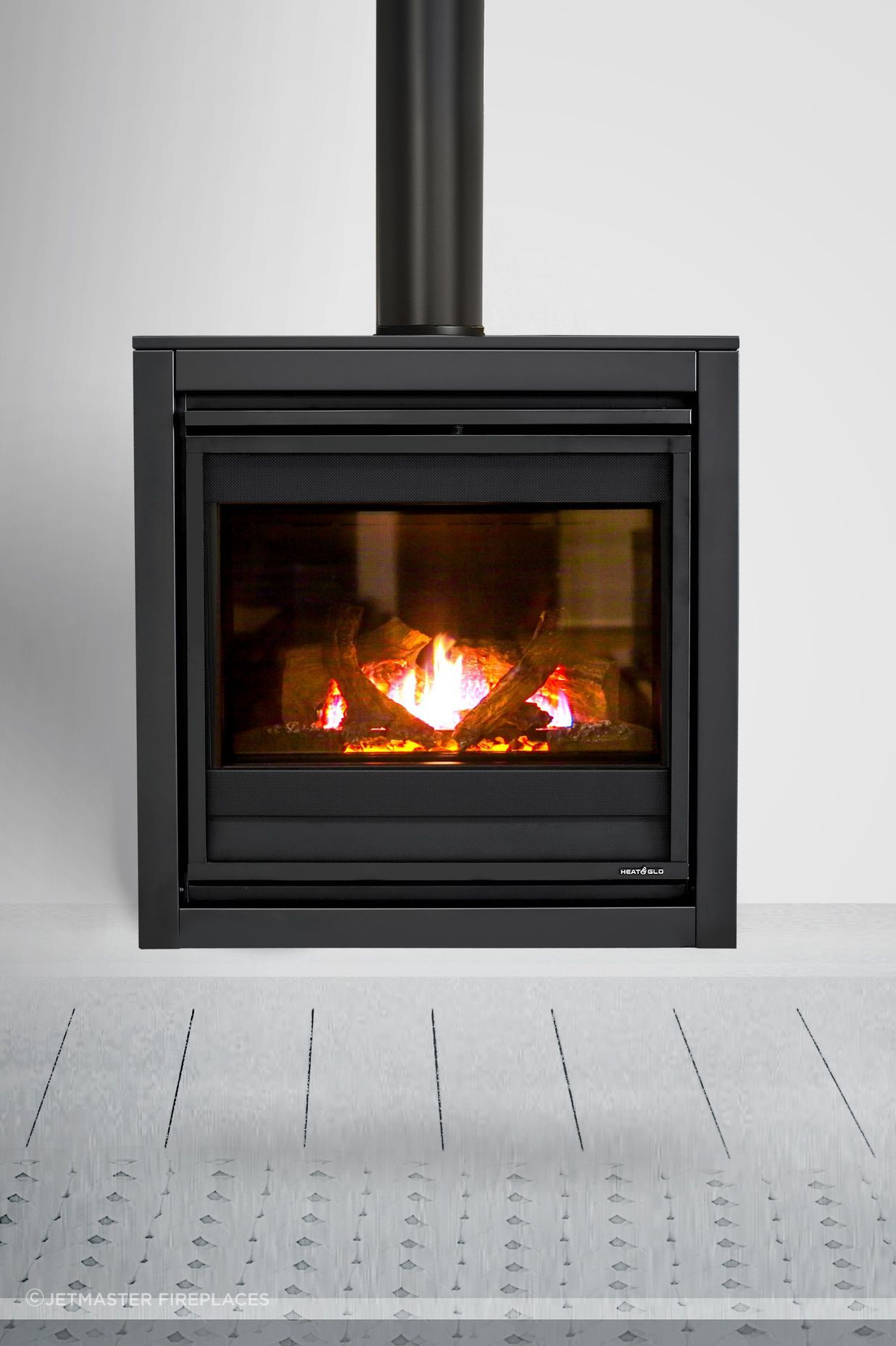 Gas fireplaces often require professional installation. Featured product: the X-Series Freestander Gas Fireplace.