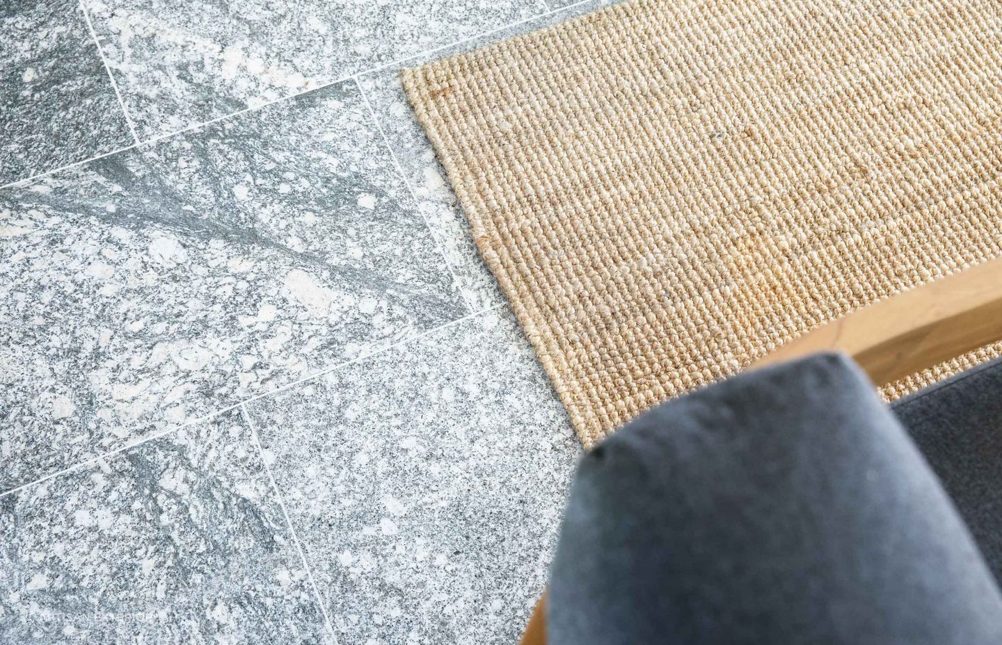 Granite pavers showcasing the materials distinct patterns.