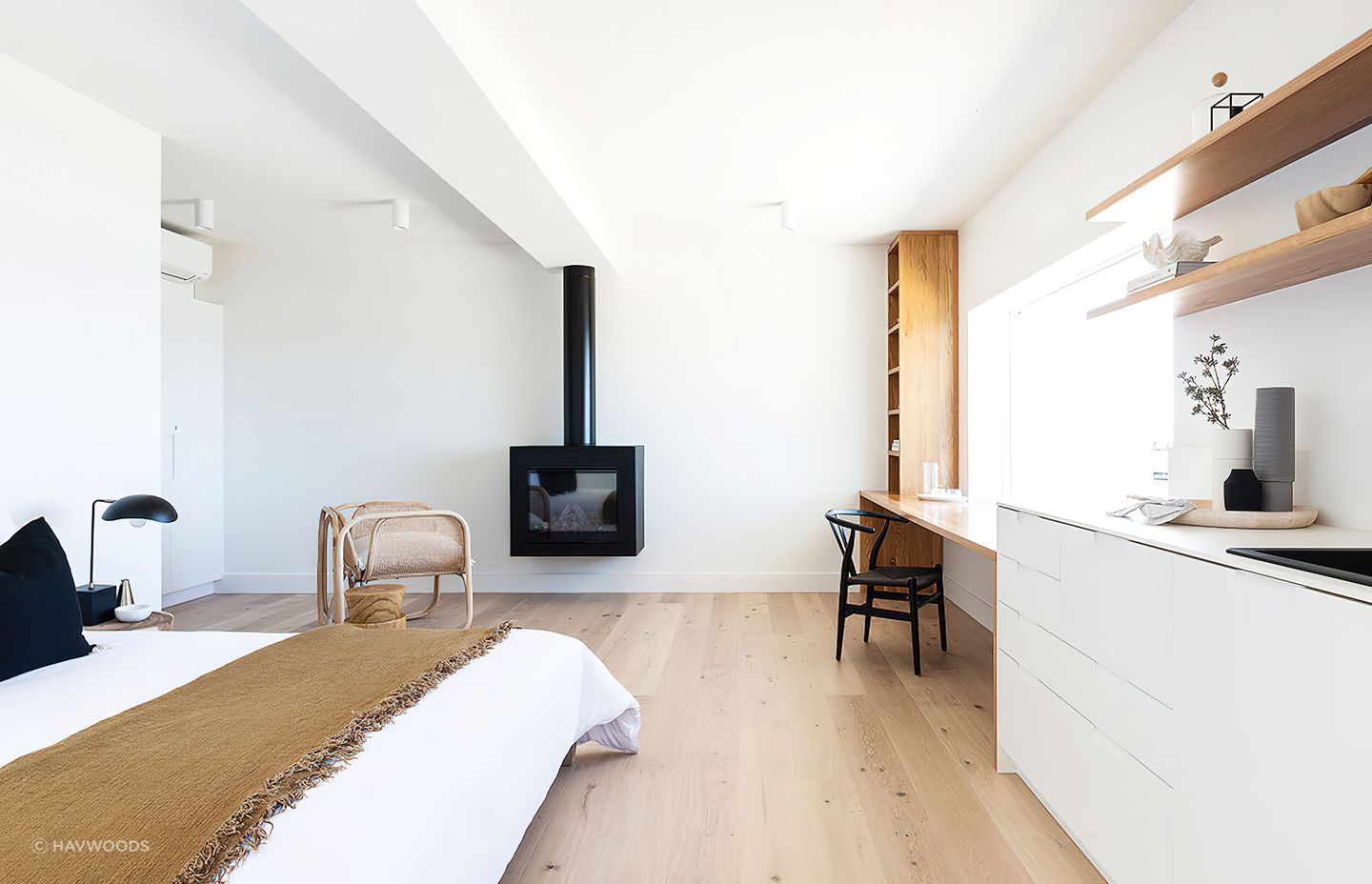 Engineered flooring can be used across the home.