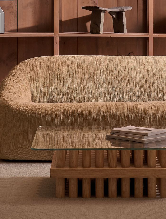 Arbor sofa and Games coffee table for Natadora