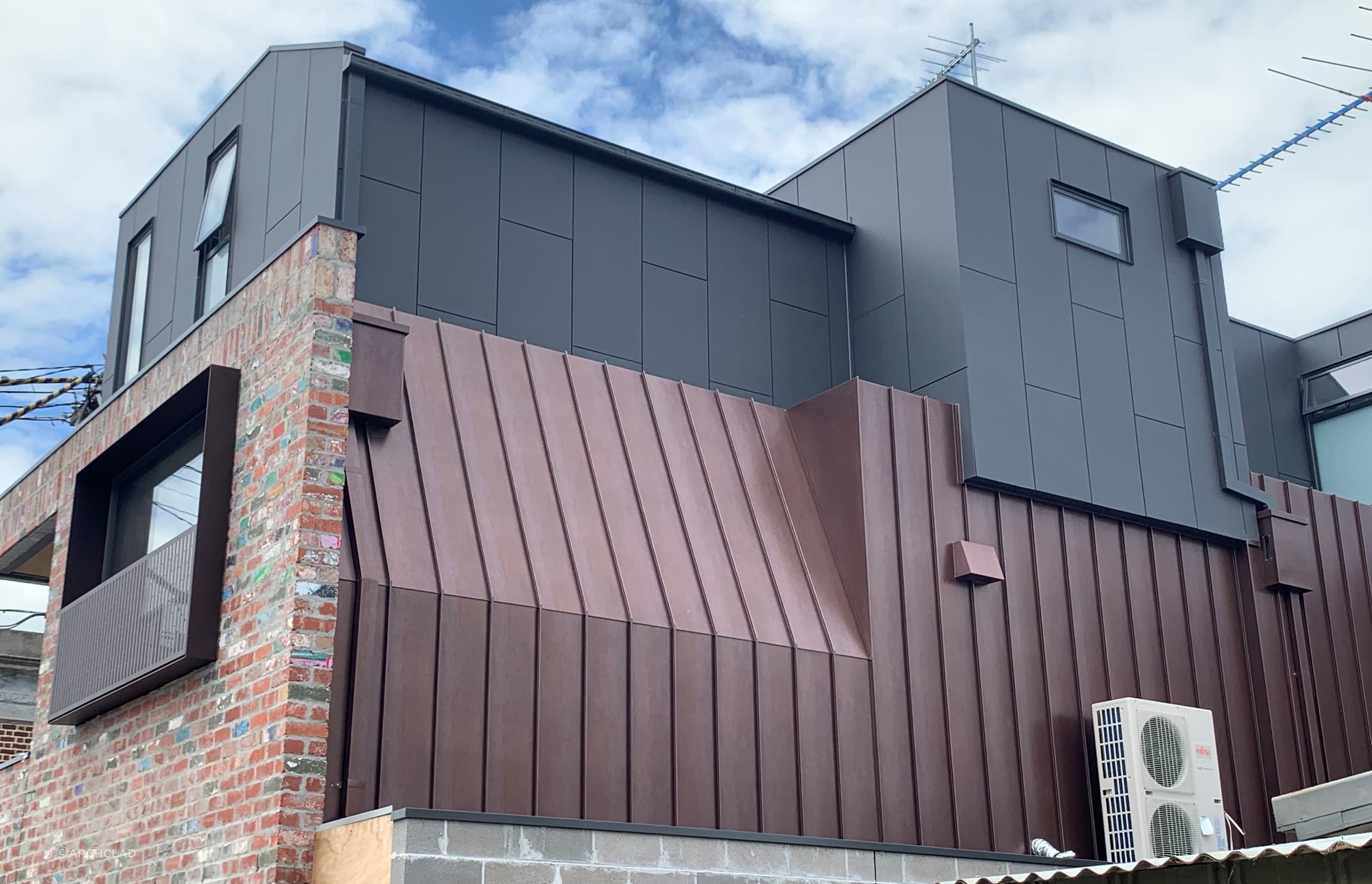 The installation process for aluminium cladding is relatively straight forward but still requires professional expertise.