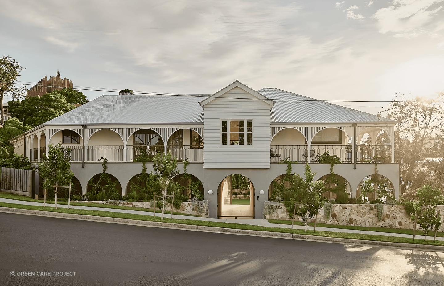 Mediterranean style homes feature plenty of greenery. Featured Project: Arcos by Green Care Project