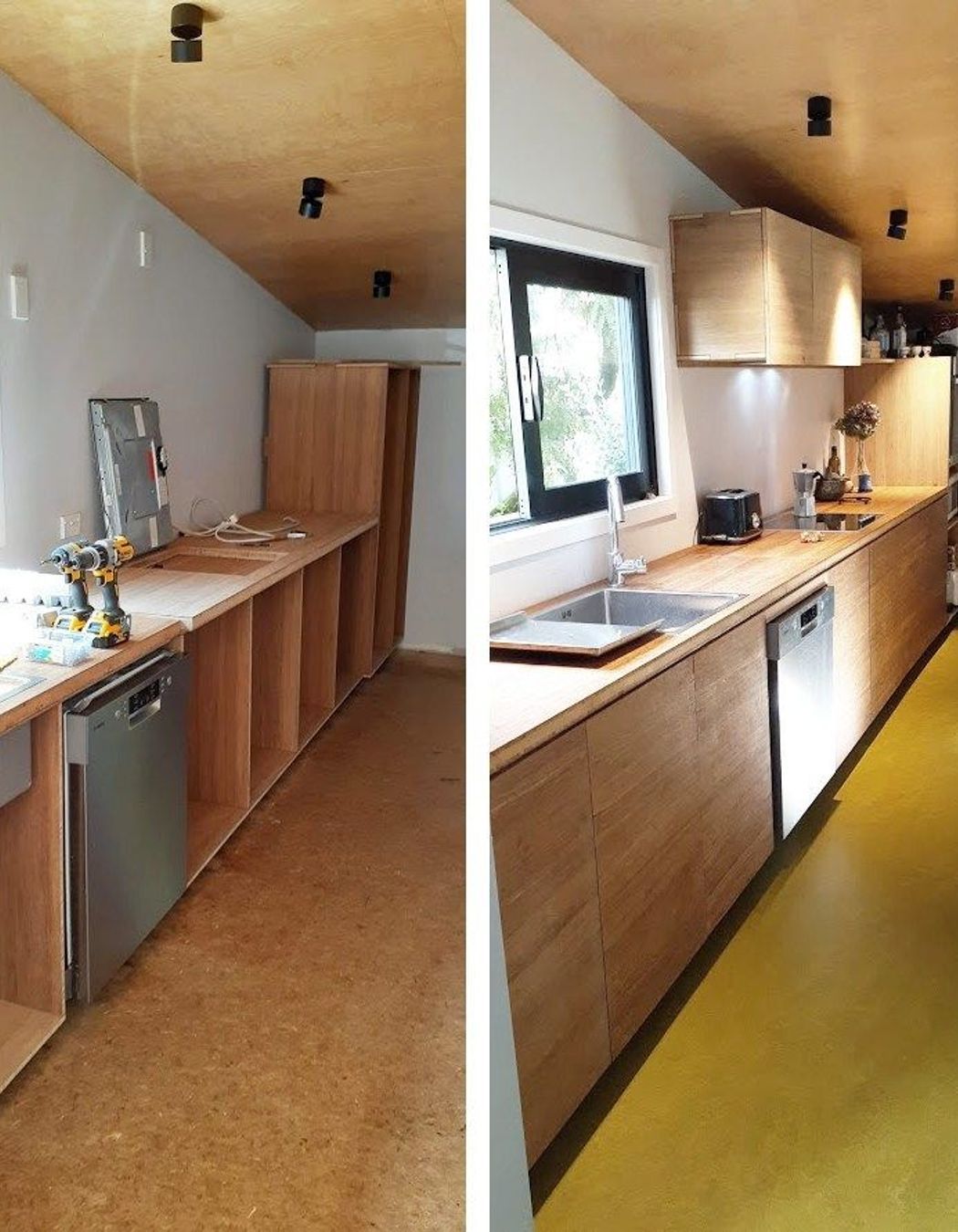 DIY Kitchen Benchtop &amp; Cabinetry