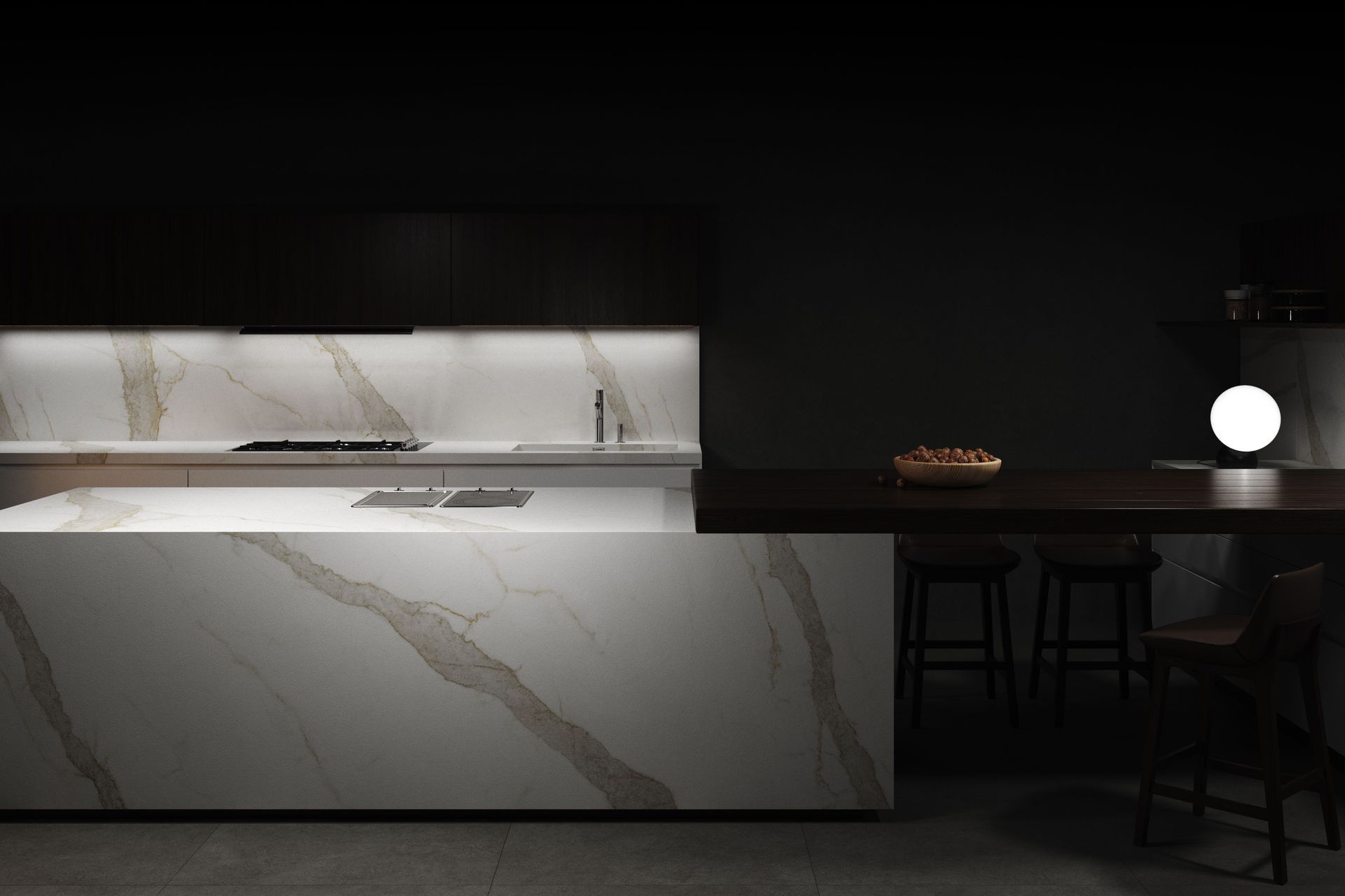 Sintered stone bring everlasting beauty.