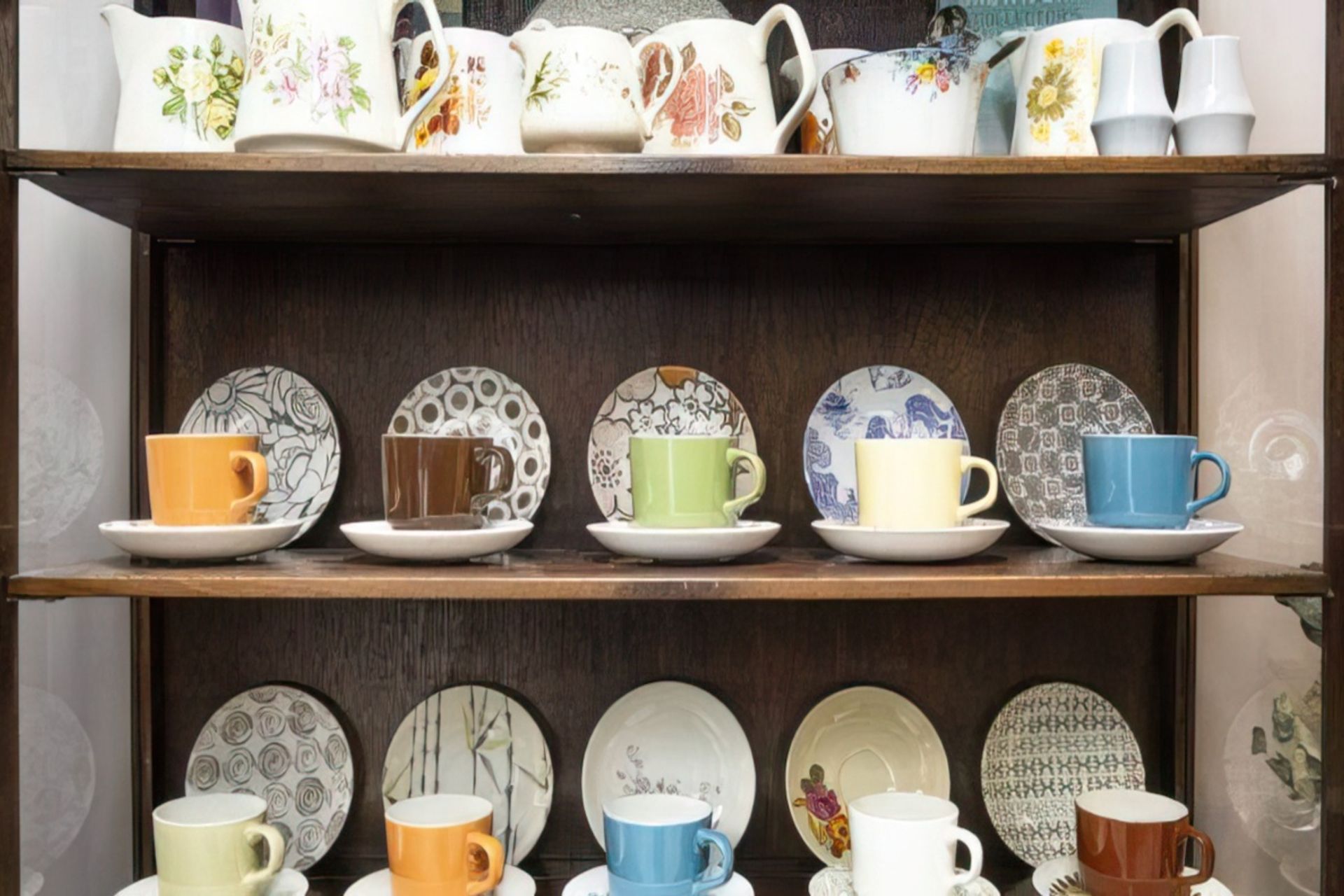 Lloyd collects Crown Lynn – she loves the colours and the fact they are a slice of Kiwi history.