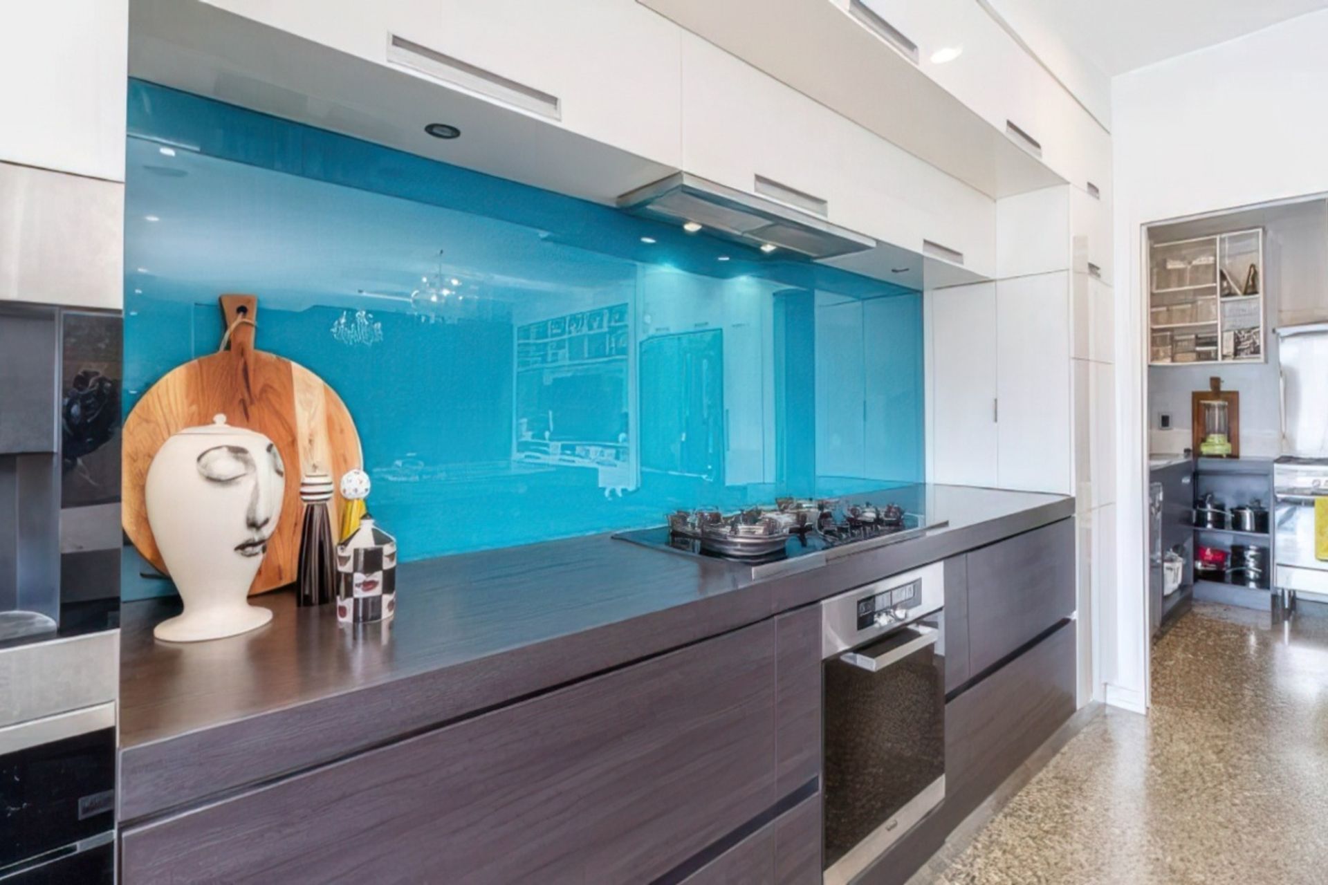 Jones’ style is bold and colourful, but she was nervous about putting colour on the walls.