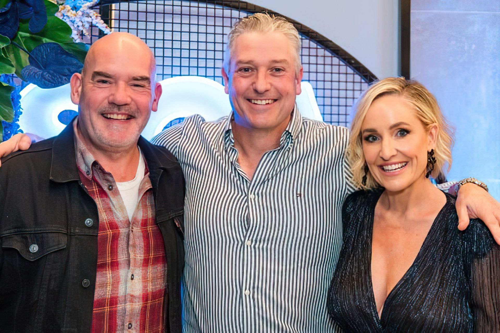 Marty Sheargold, SCA chief content officer Dave Cameron and Fifi Box