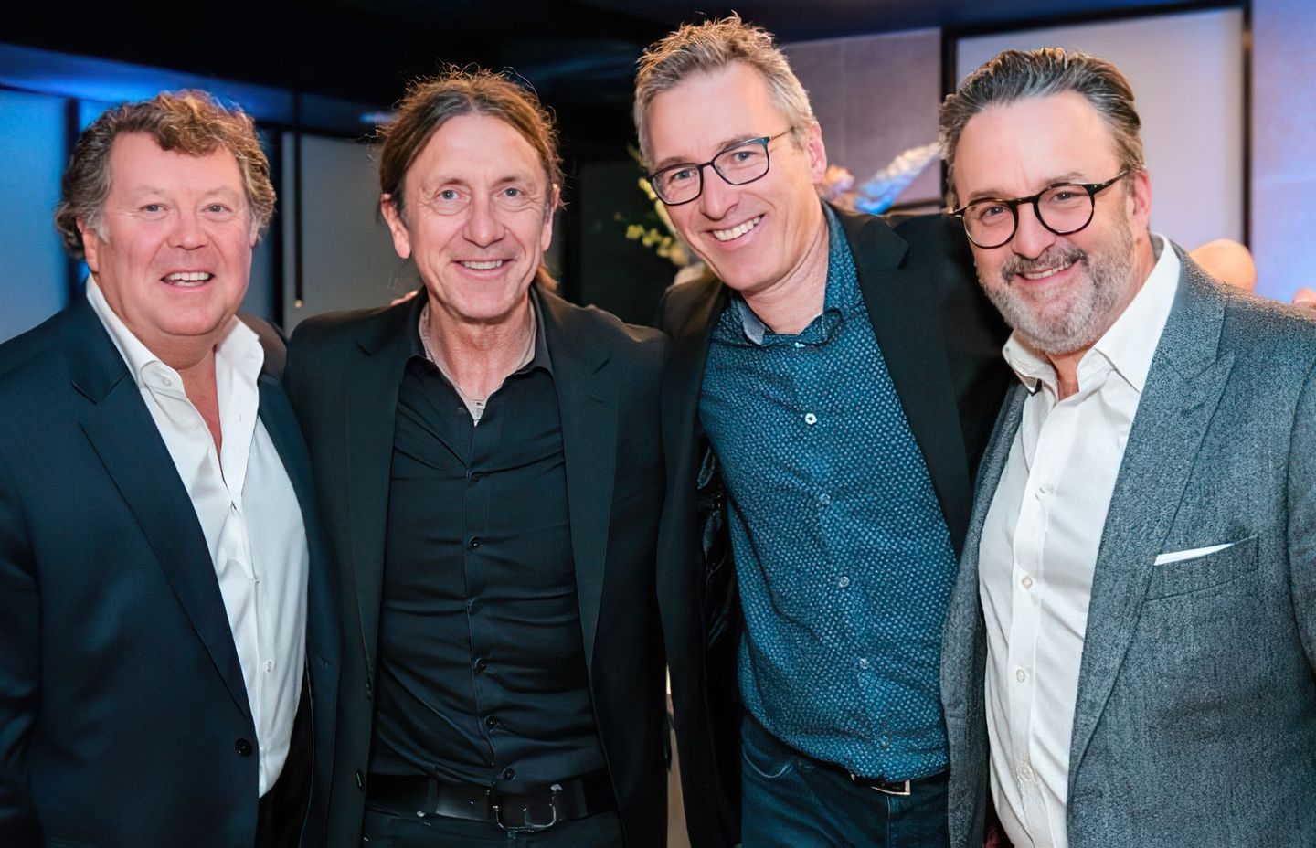 SCA CEO Grant Blackley, executive head – LiSTNR Podcasts Grant Tothill, CFO Nick McKechnie and chief sales officer Brian Gallagher