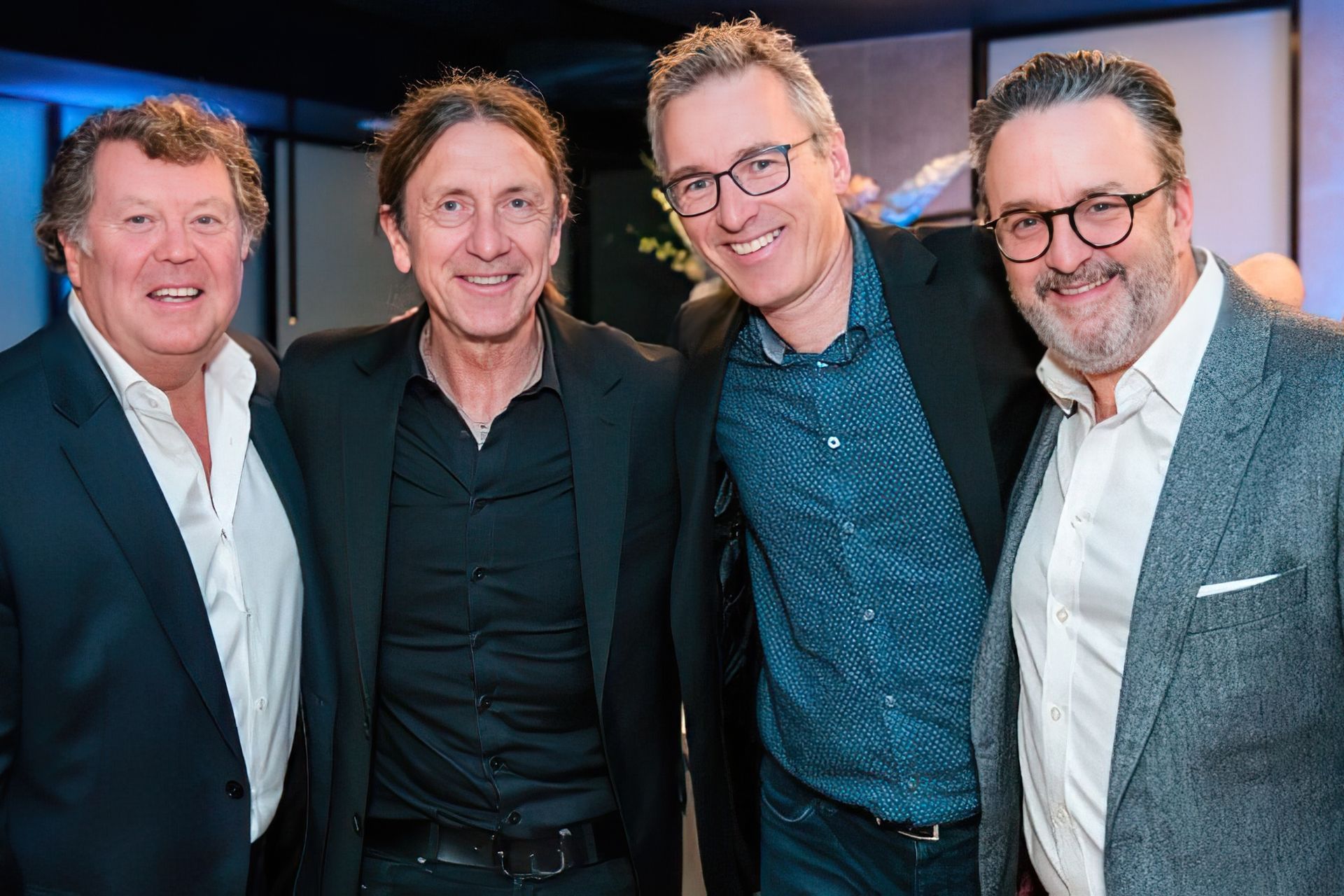 SCA CEO Grant Blackley, executive head – LiSTNR Podcasts Grant Tothill, CFO Nick McKechnie and chief sales officer Brian Gallagher