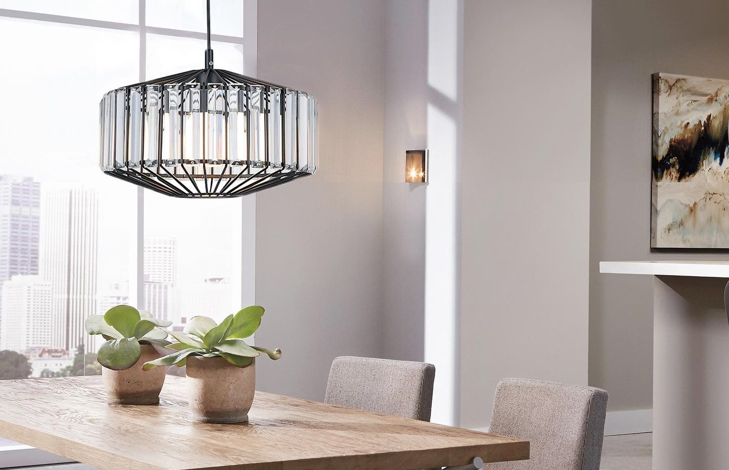 Butler Crystal Pendant Light by Ivory &amp; Deene