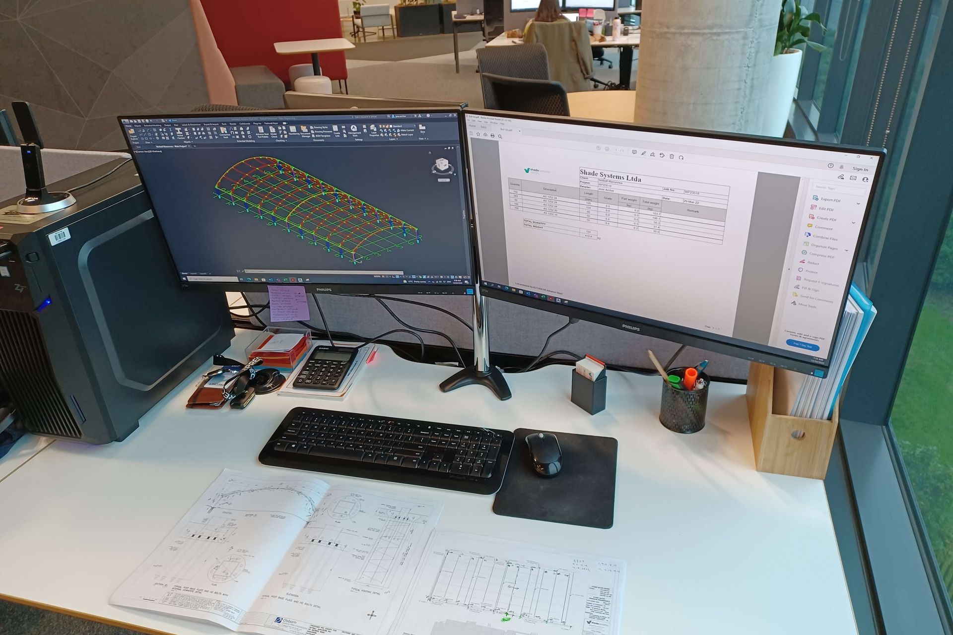 CADPRO Customer Success Story:  Shade Systems Brings Steel Design In-house with Advance Steel