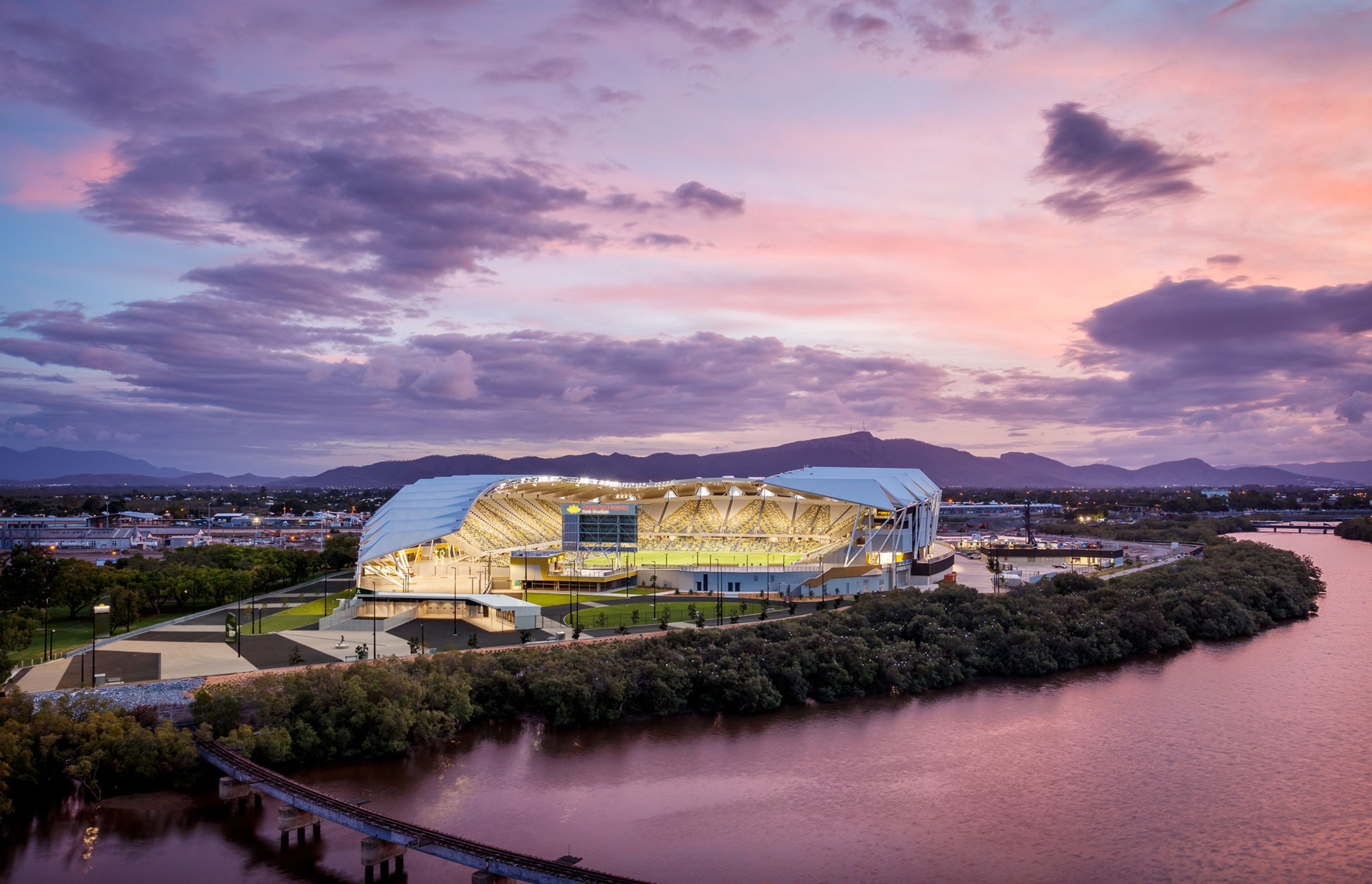 Queensland Country Bank Stadium | MagnaFlow by Unicote