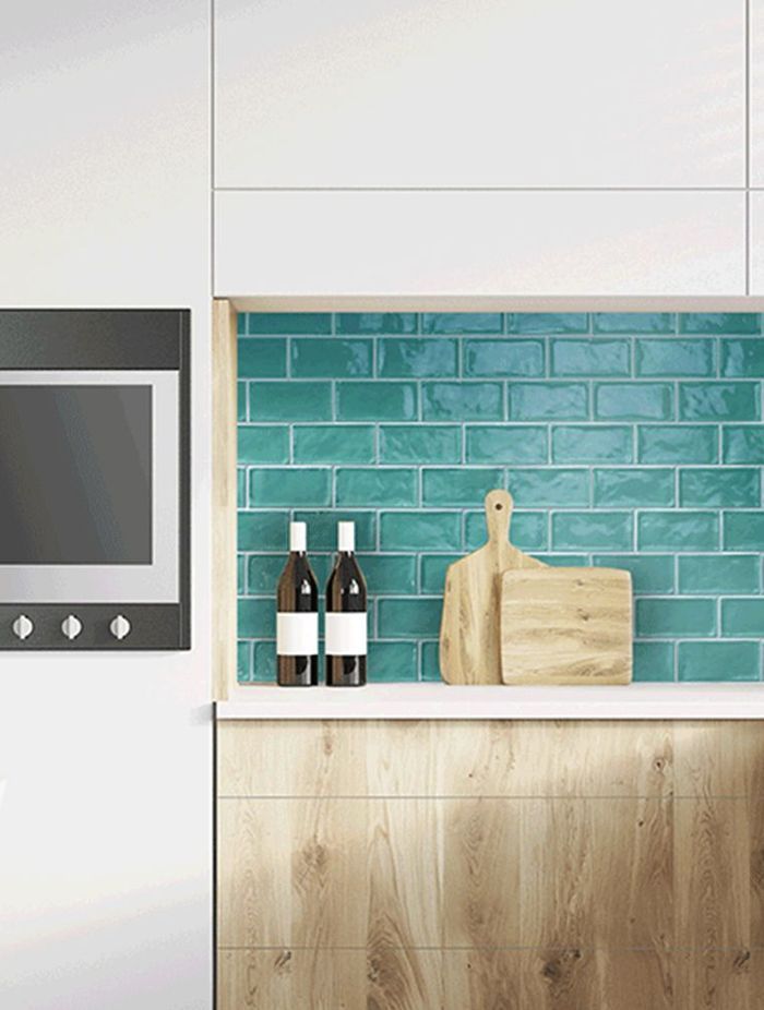 Traditional ceramic tiles make for a fantastic backsplash.