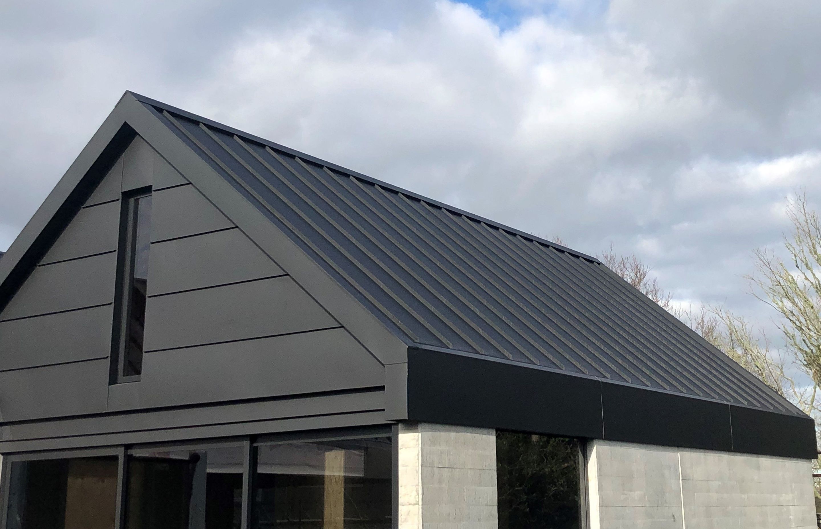 Gotham Black, from the new EURAMATTES range, has been developed to suit a wide range of architectural styles as well as complement a number of other building materials.