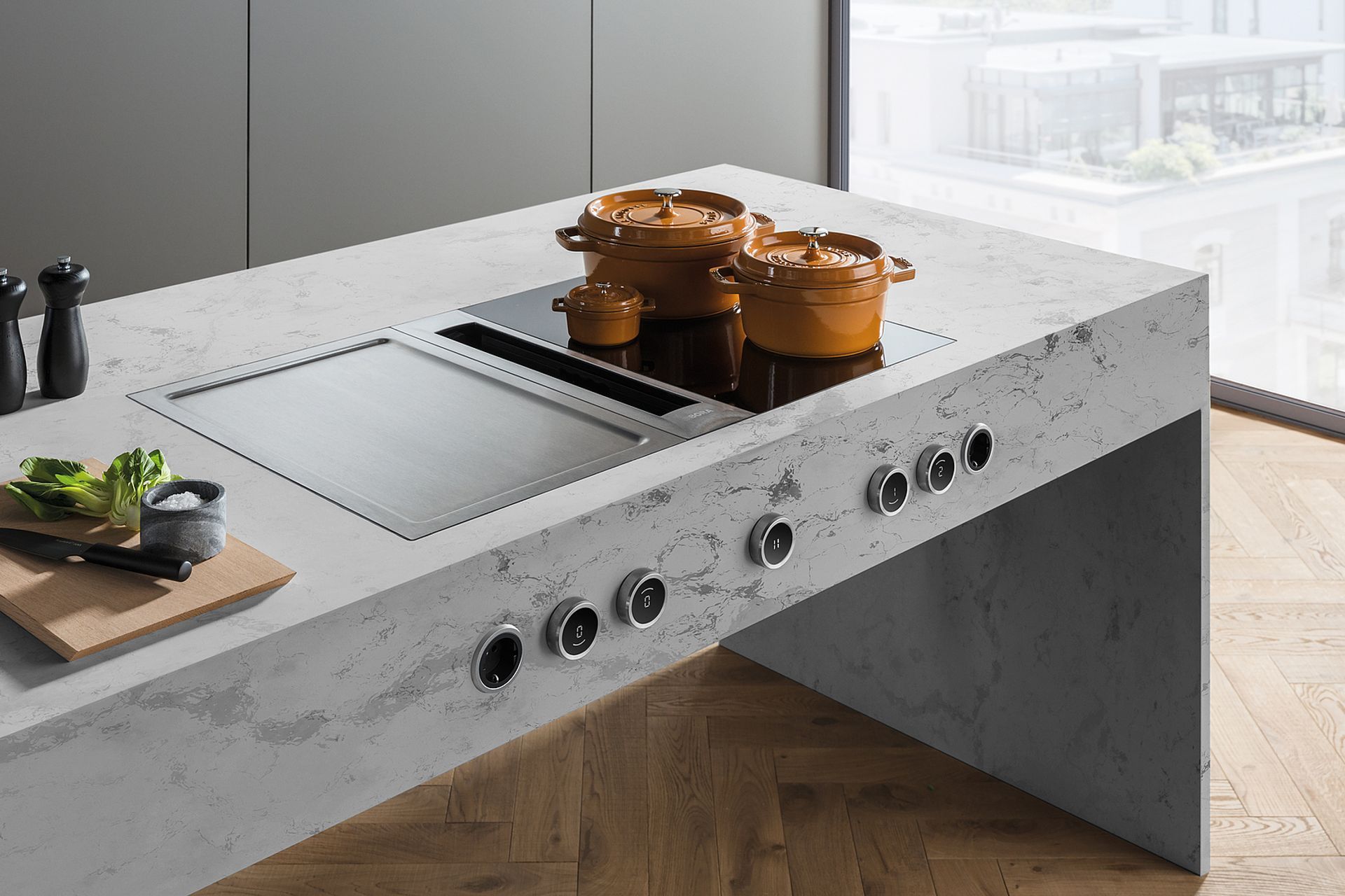 Professional 3.0 Combined Cooktop &amp; Extractor