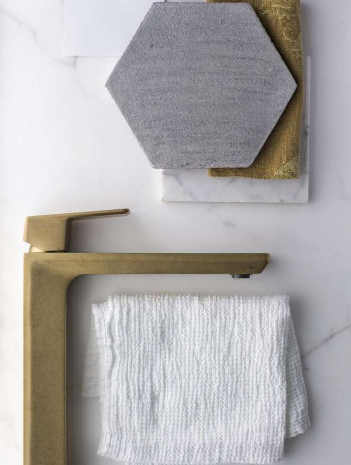 Elk Eco Brass is a great choice for a Rustic bathroom