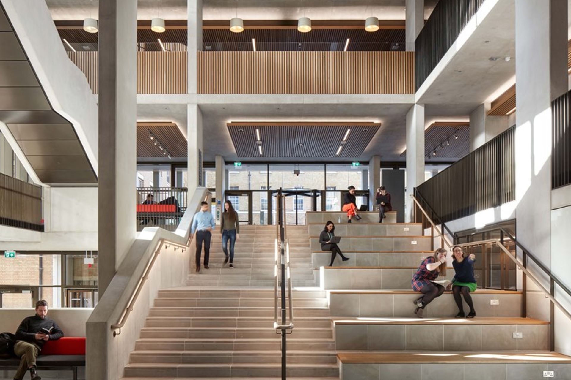 A natural or mixed-mode ventilation system tied to a BMS is the ideal set up for educational institutions or other noise-sensitive environments.