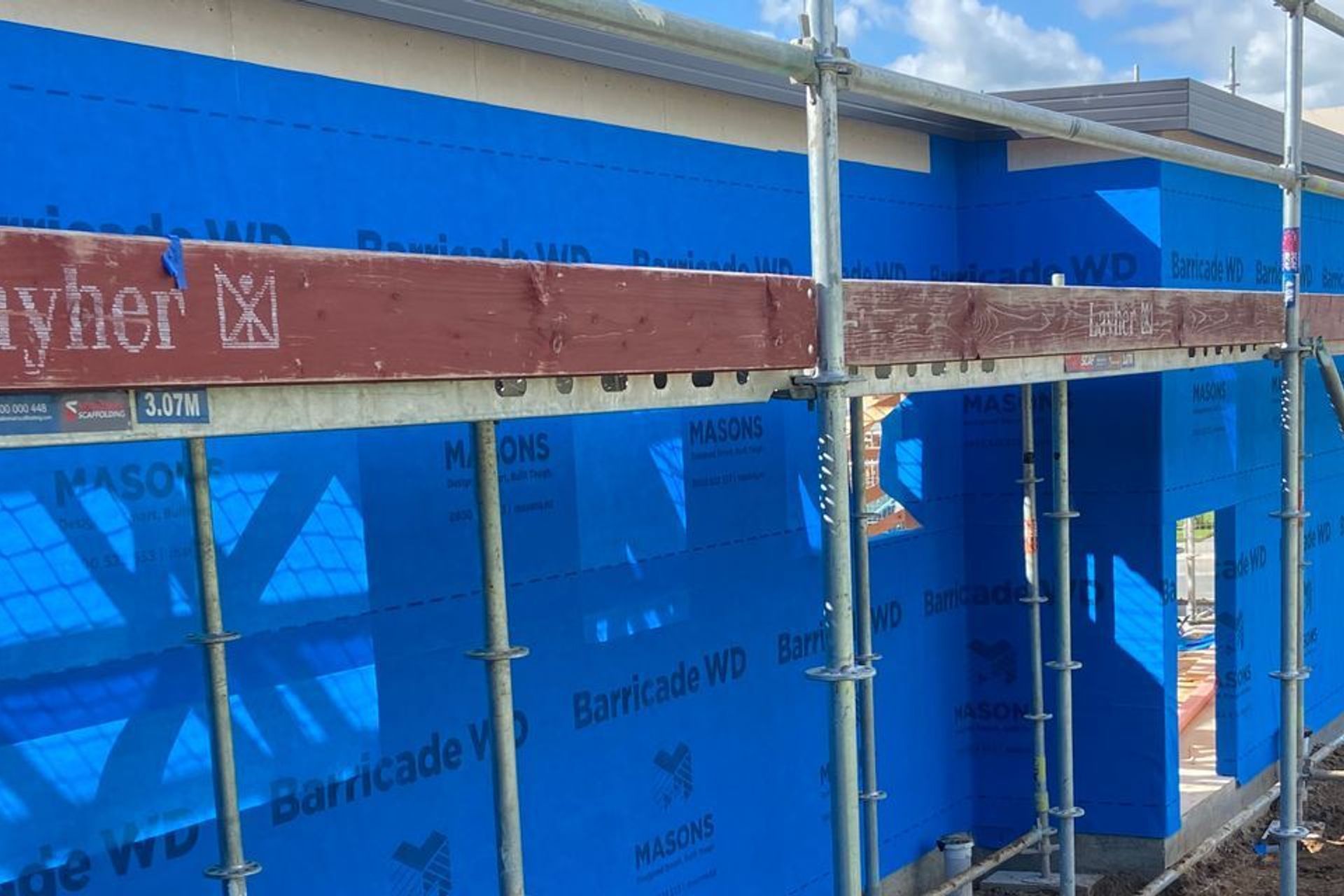 Keeping the project moving with Masons Barricade Weather Defense System