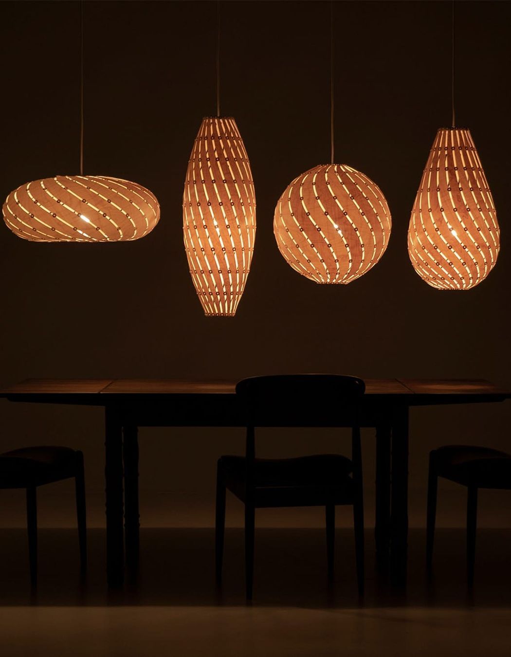 David Trubridge - Ebb Family Pendant Light