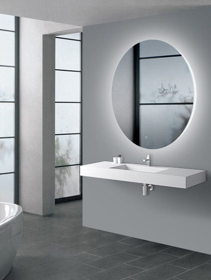 Aquaperla - Backlit Acrylic LED Mirror