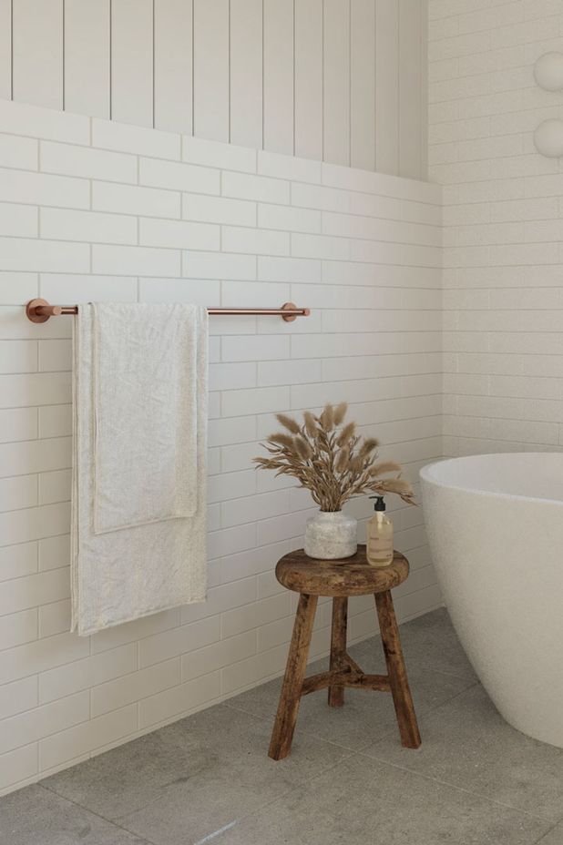 ABI Interiors - ABI Cali Single Towel Rail