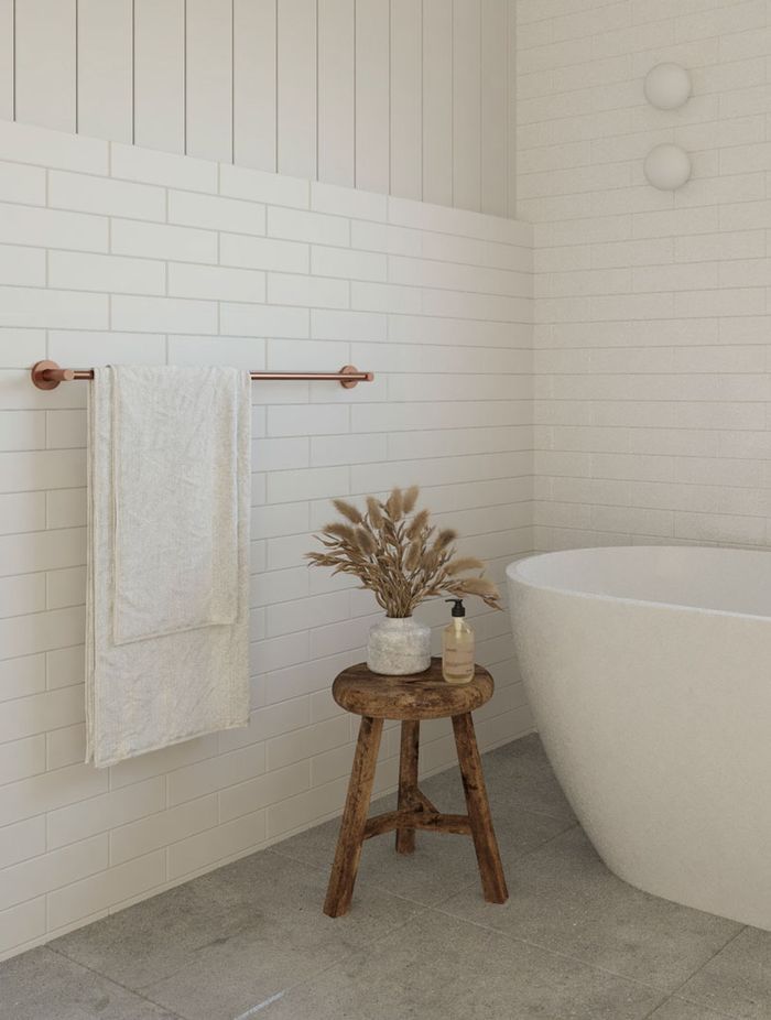 ABI Interiors - ABI Cali Single Towel Rail