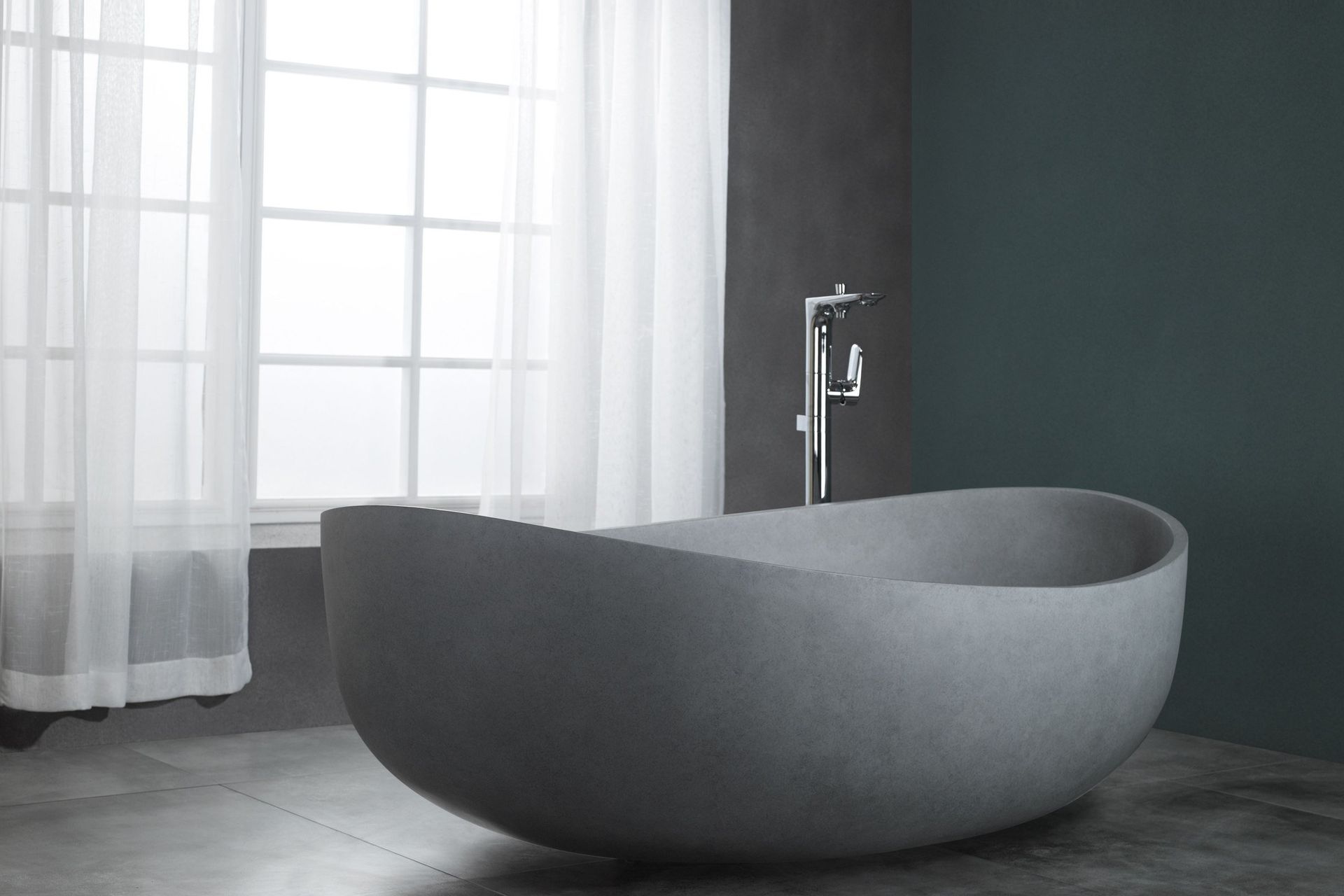 Showpiece baths have been getting more popular in the last decade.
