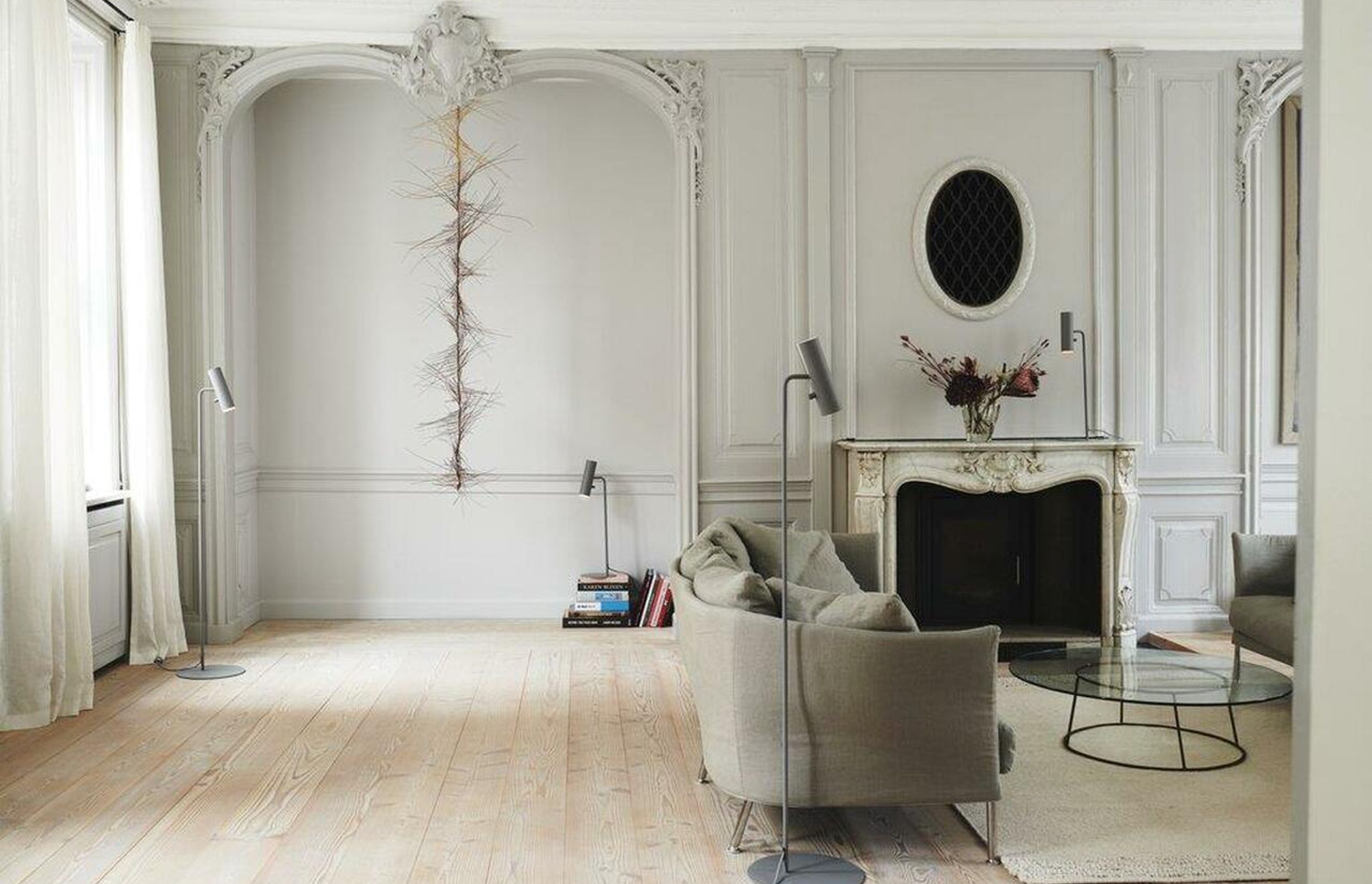 This Nordic, elegant Nordlux Mib6 floor light from Archilight is the perfect example of adding lamps to create a mood.