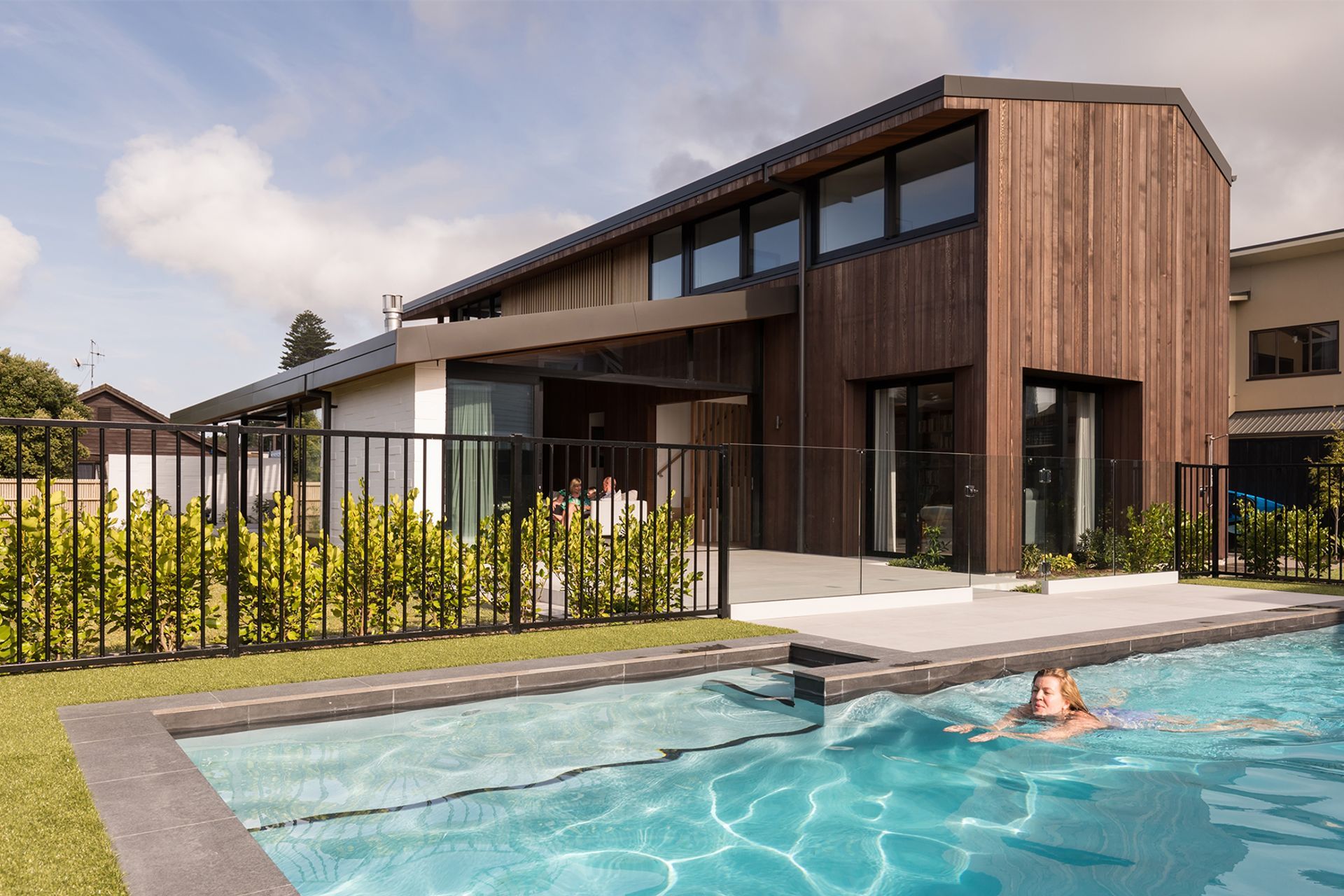 Timber cladding comes in a variety of species and can be either painted or stained.