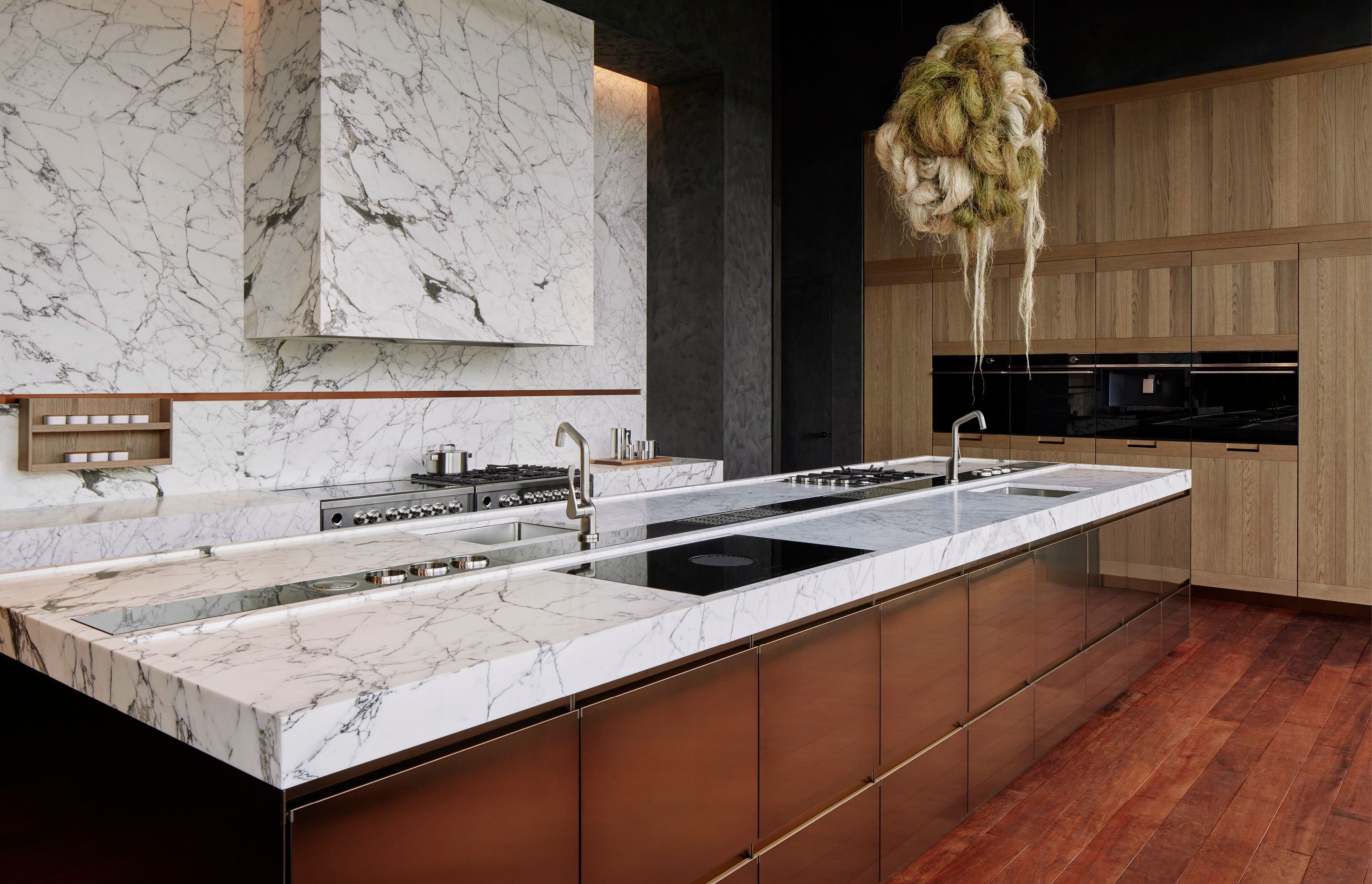 Oozing contemporary elegance, this luxury kitchen is one of multiple designed by international designers.