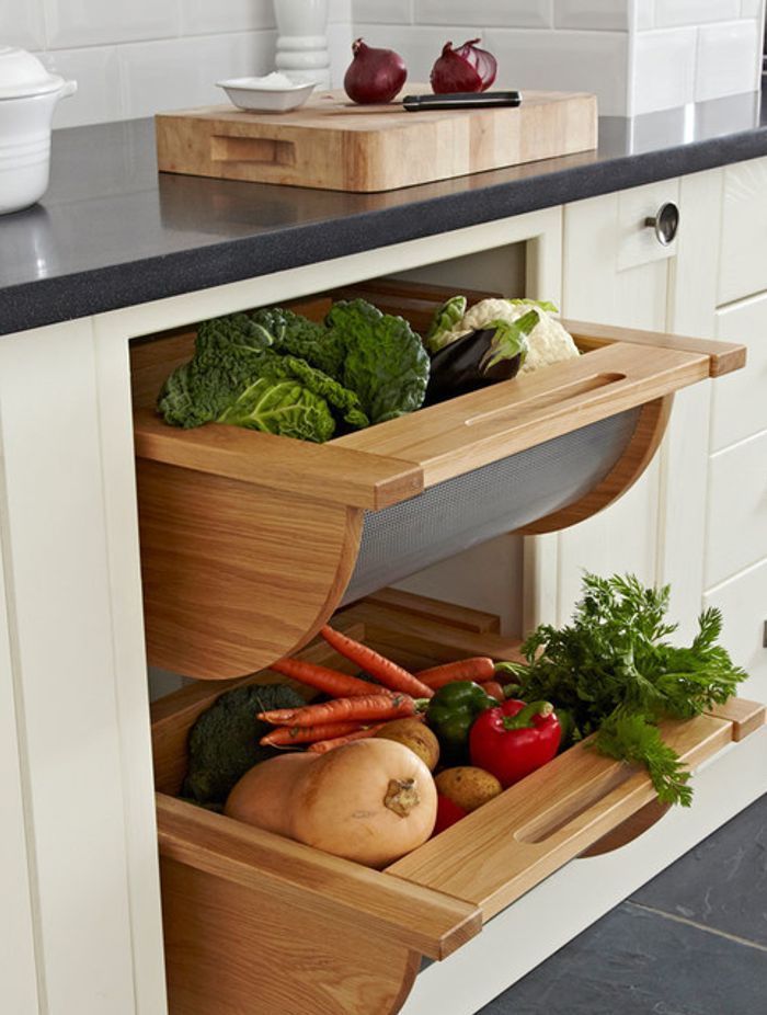 Example of a Vegetable Drawer | Photo Credit – Hafele
