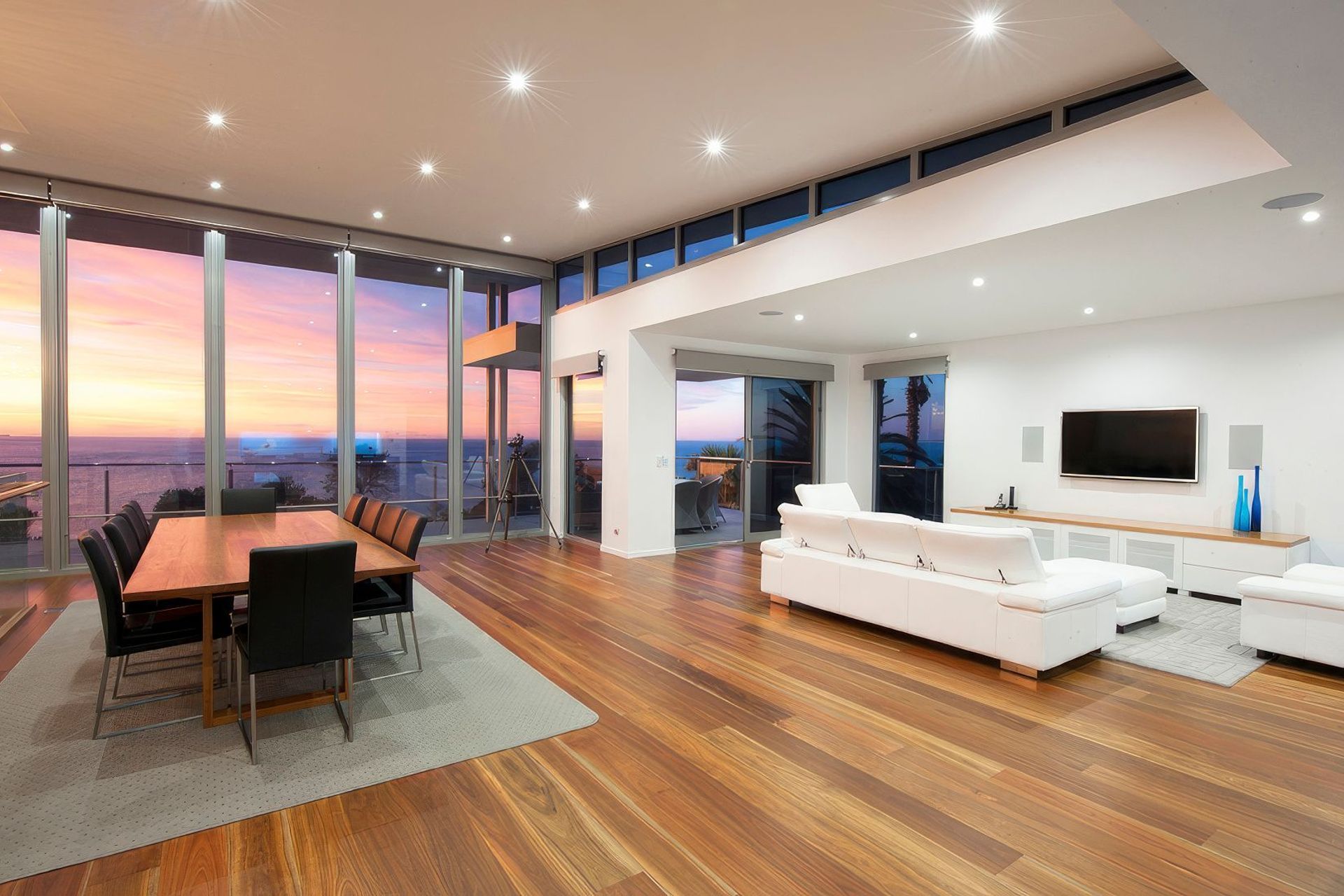 Engineered timber floors will often give a similar look to solid hardwood flooring.