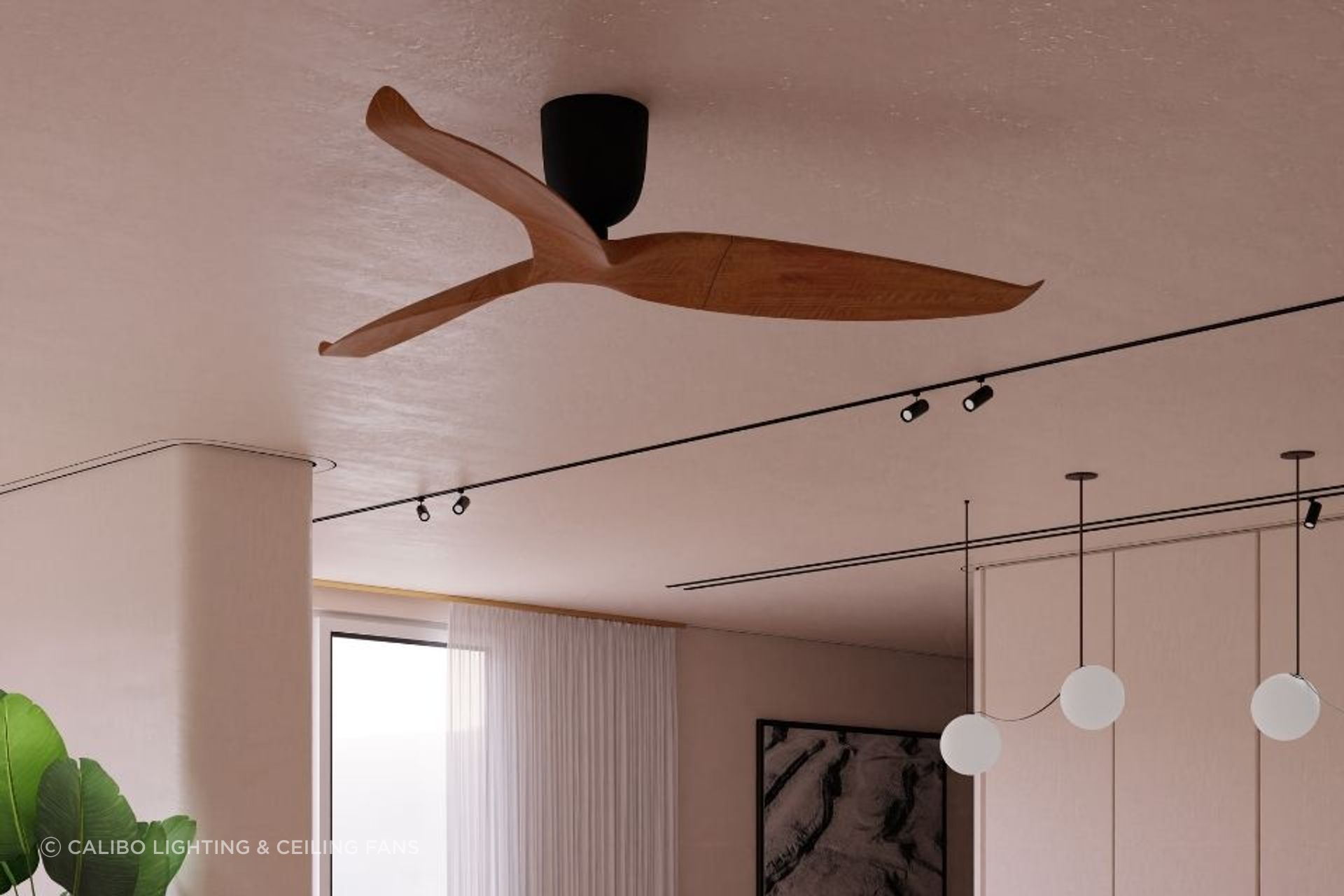 The Aeratron AE3+ in Black & Dark Timber. Aerofoil engineering and natural wood in a single resolved form.