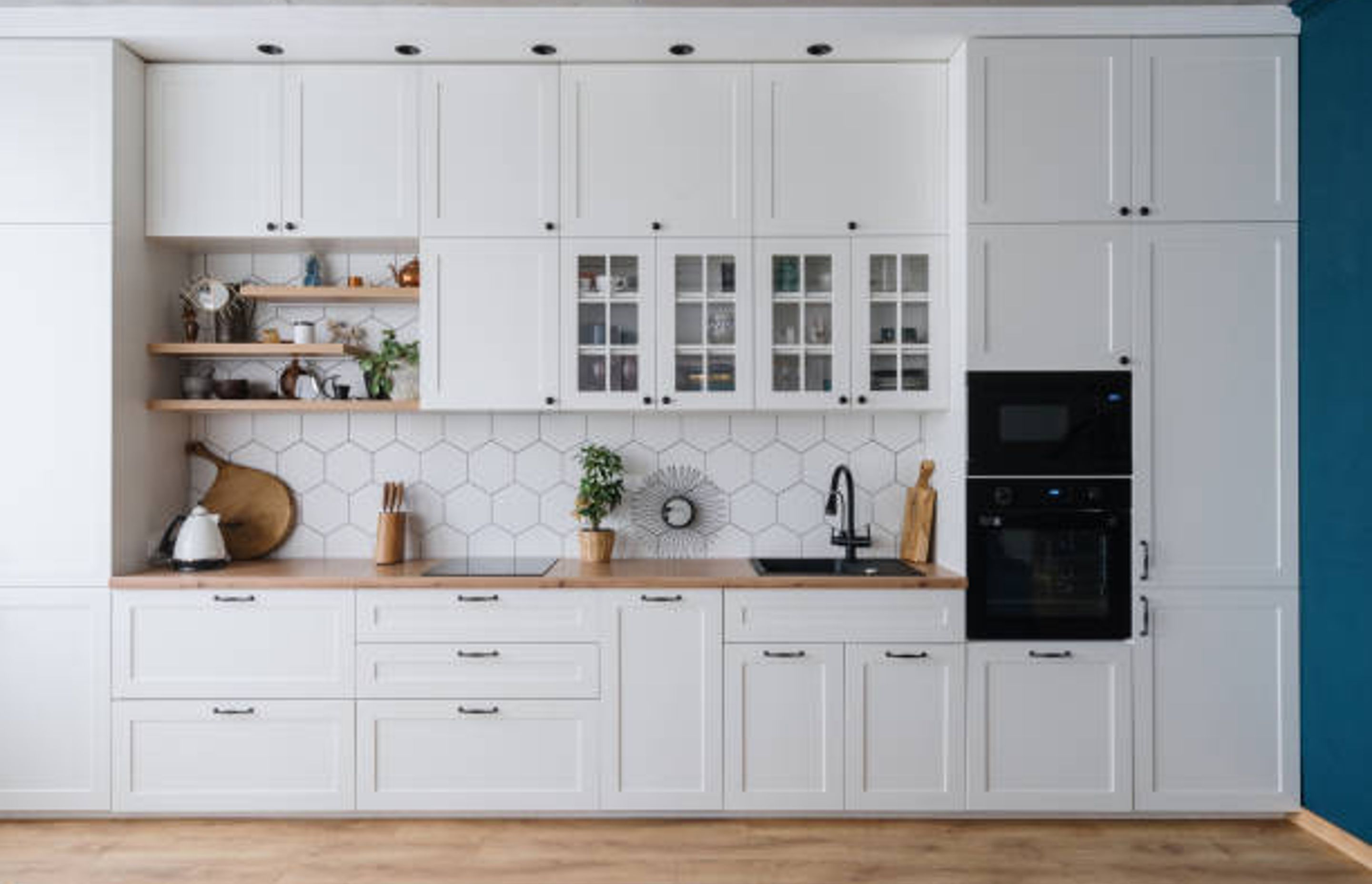 Shaker Style Kitchen Cabinets | Photo Credit - iStock