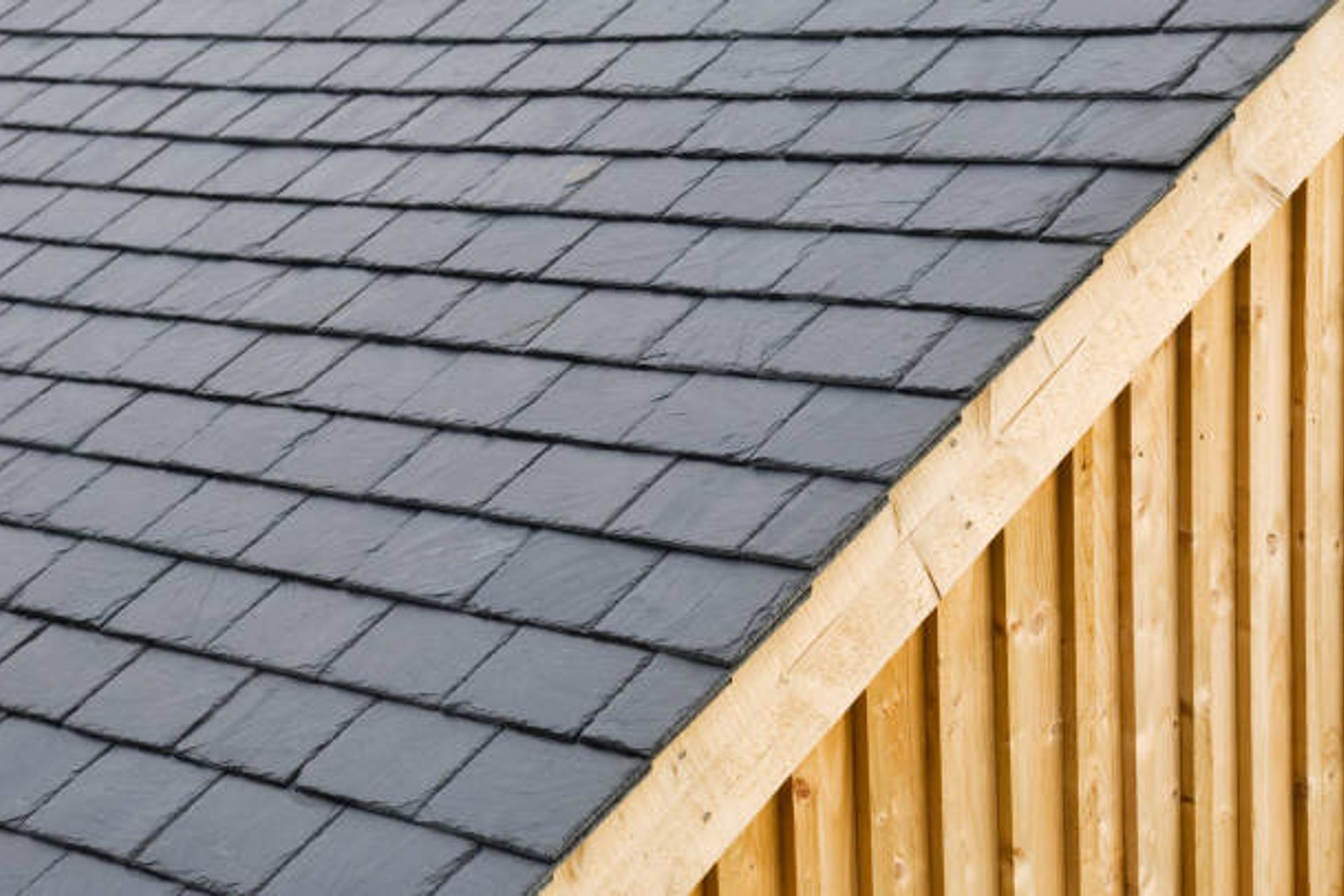 Slate tiles used on roof | Photo Credit – iStock