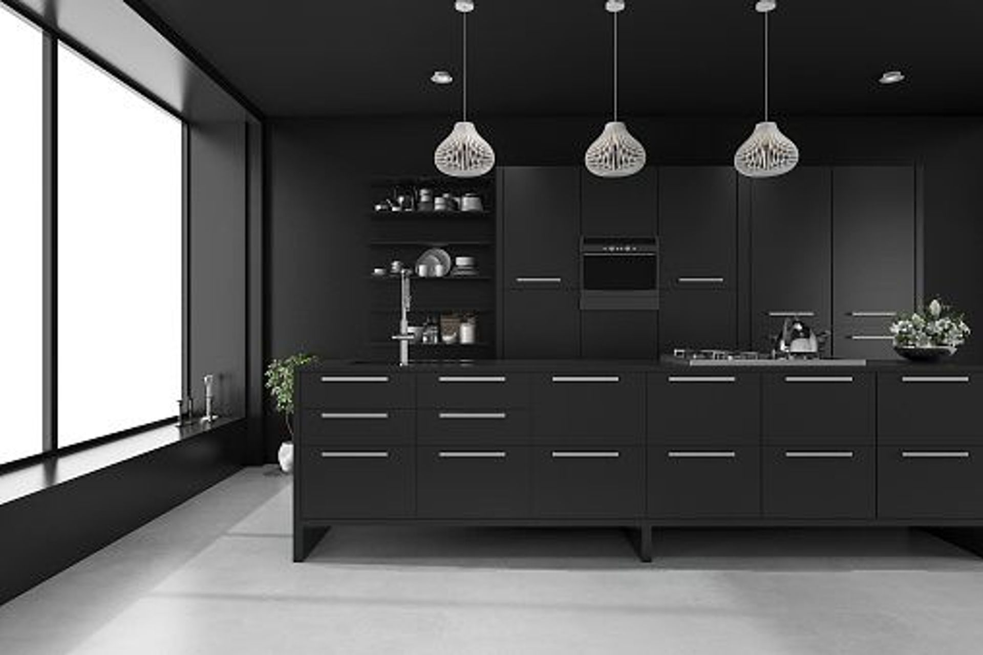 Full Dark Kitchen | Photo Credit - iStock