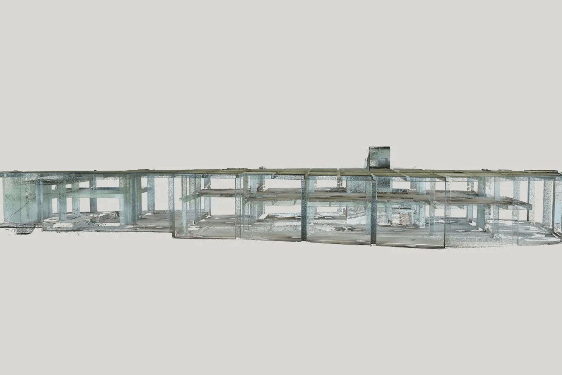 Update building BIM model based on 3D scan data