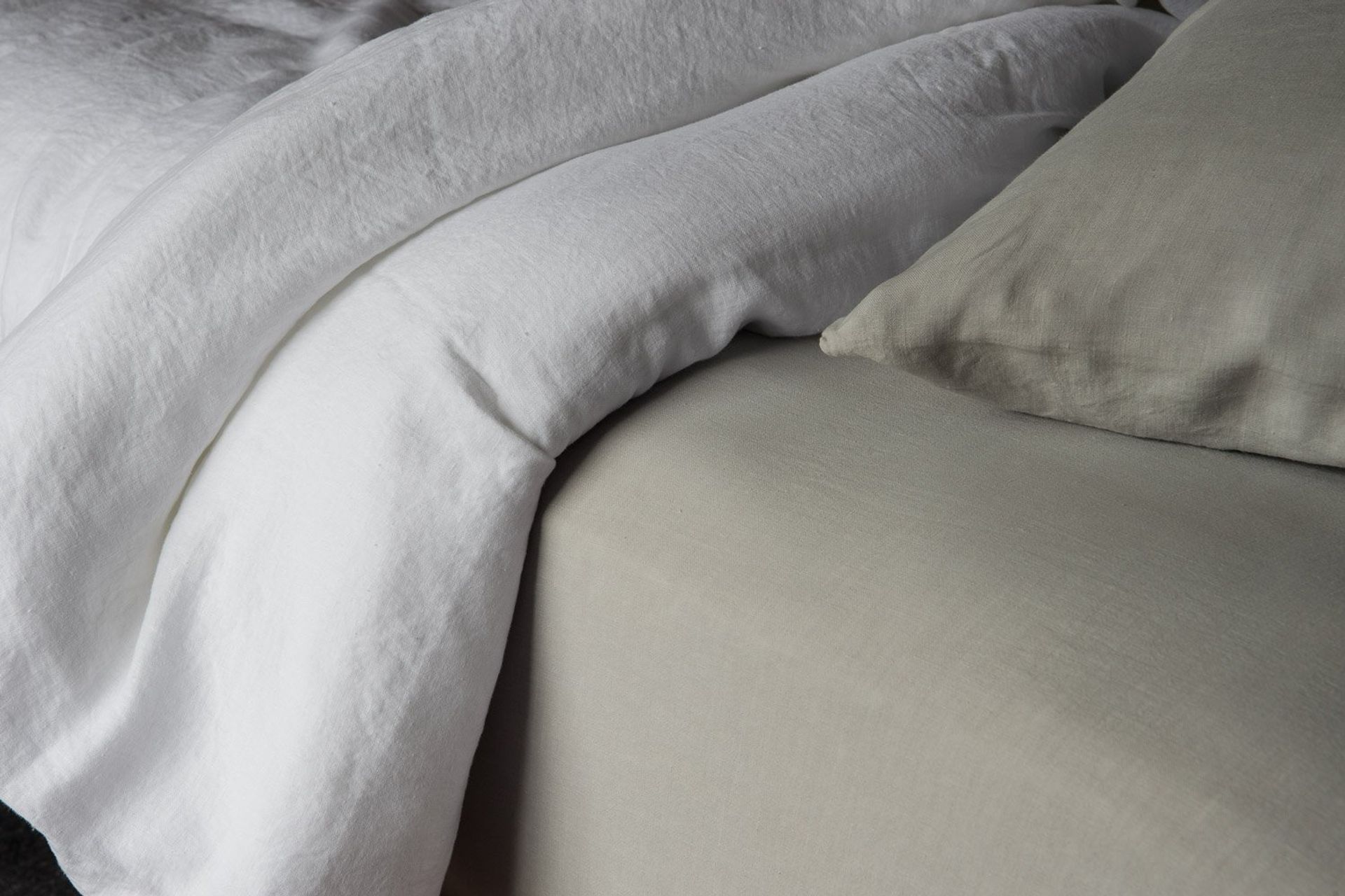 One of the great things about linen sheets, like these Pure Linen Fitted Sheets, is that they get softer over time