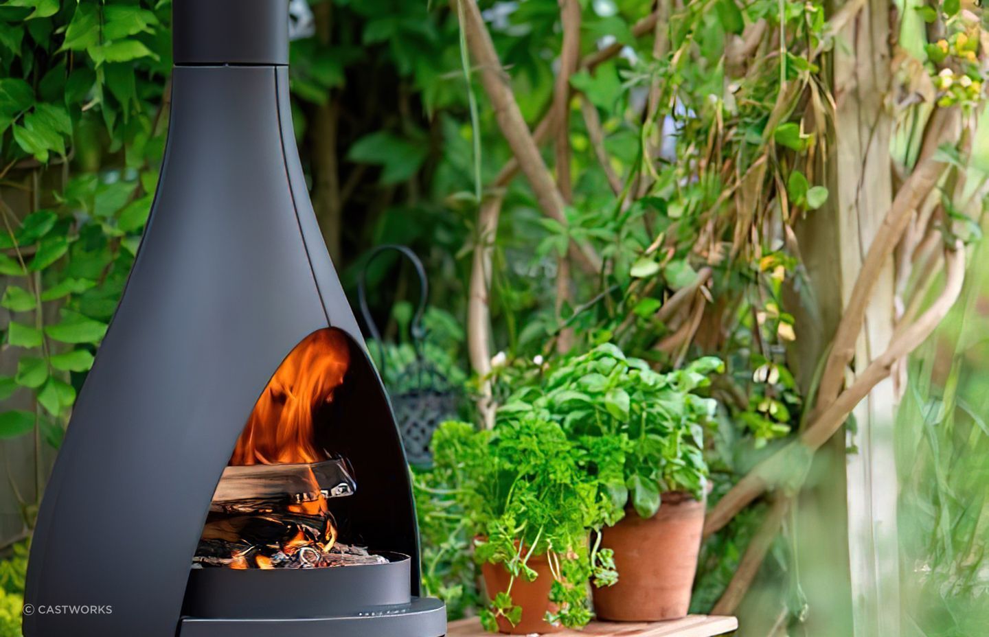 Nothing beats the look and feel of a natural flame in an outdoor area