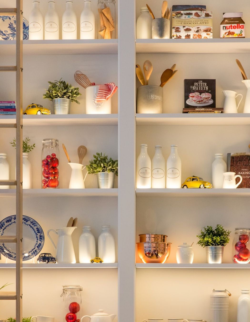 Lighting in shelves/pantry | Photo Credit - Unsplash