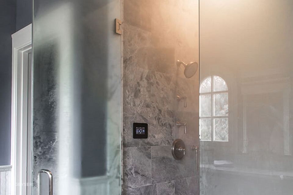Shower door replacement can be a key part of a larger shower replacement project. Featured Product: Steam Shower - Geyser