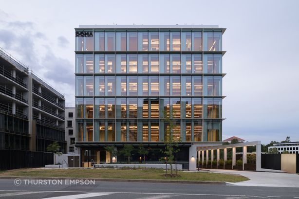 23 National Circuit in Barton ACT, featuring MASSLAM. Photo: Thurston Empson