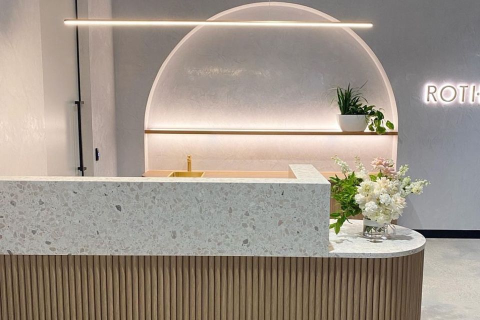 Reception area at Rothsay Chartered Accountants by Design Native