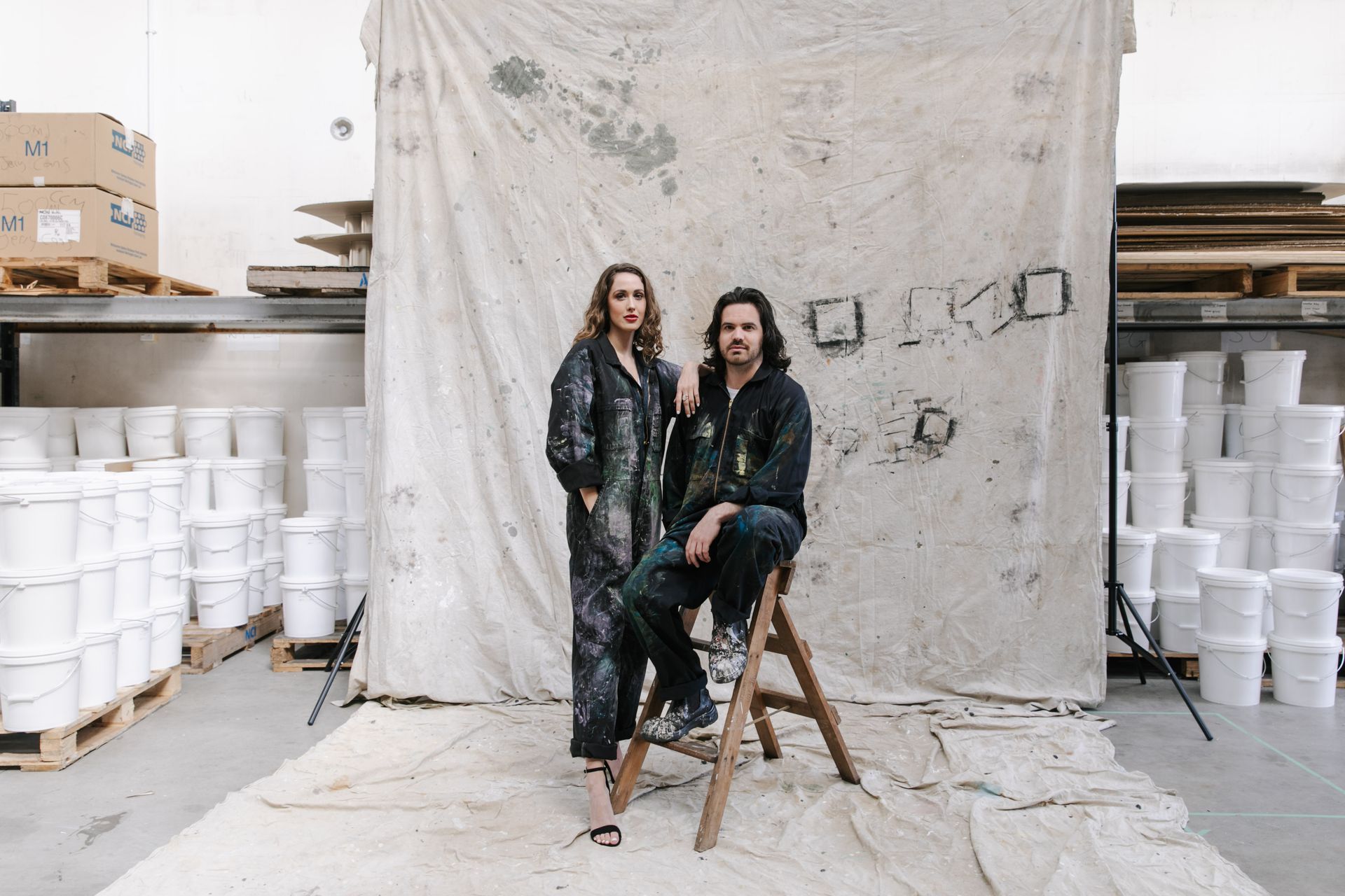Grace Glass and James Mount founded Natural Paint Co. in 2015.