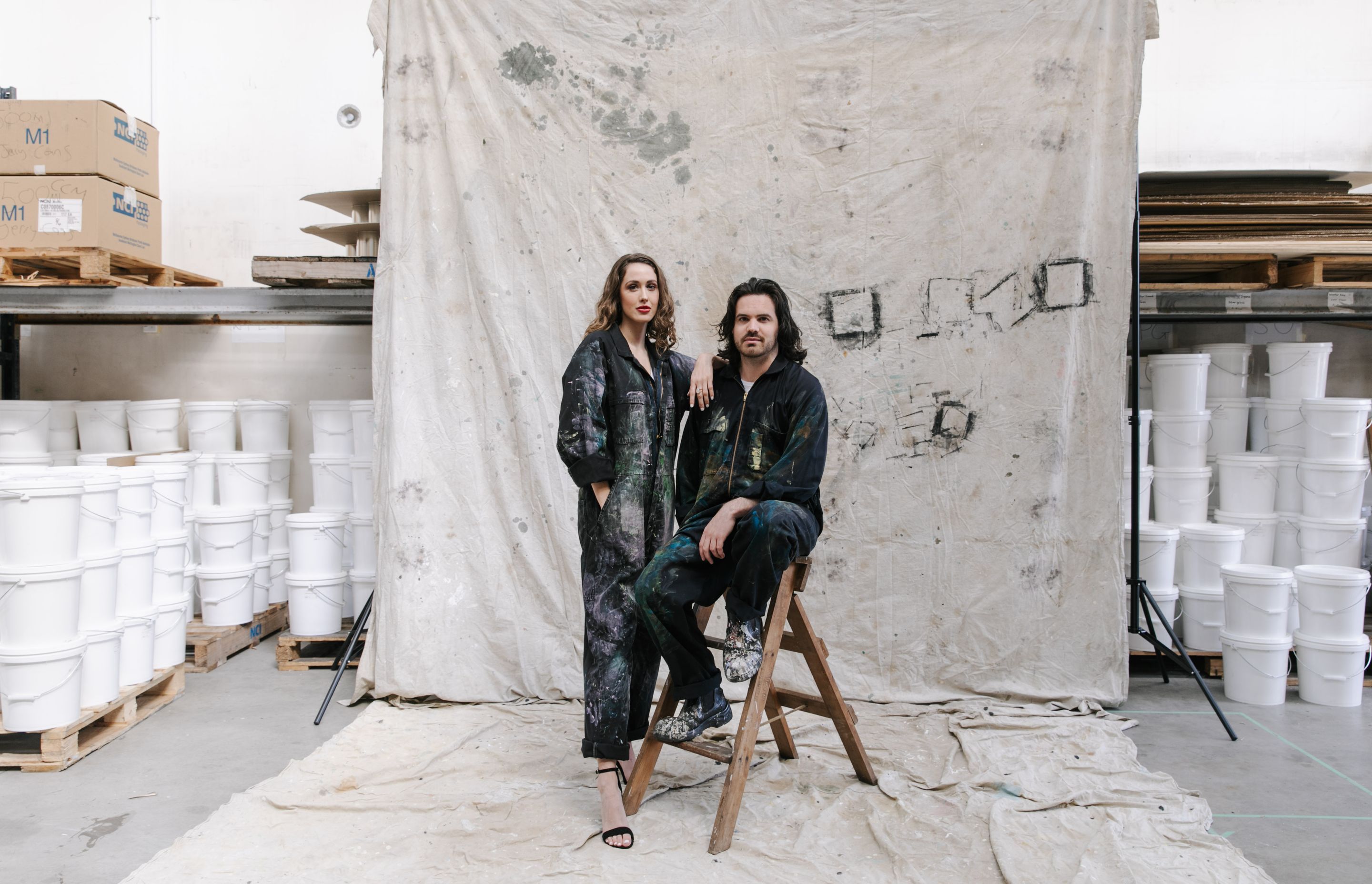 Grace Glass and James Mount founded Natural Paint Co. in 2015.