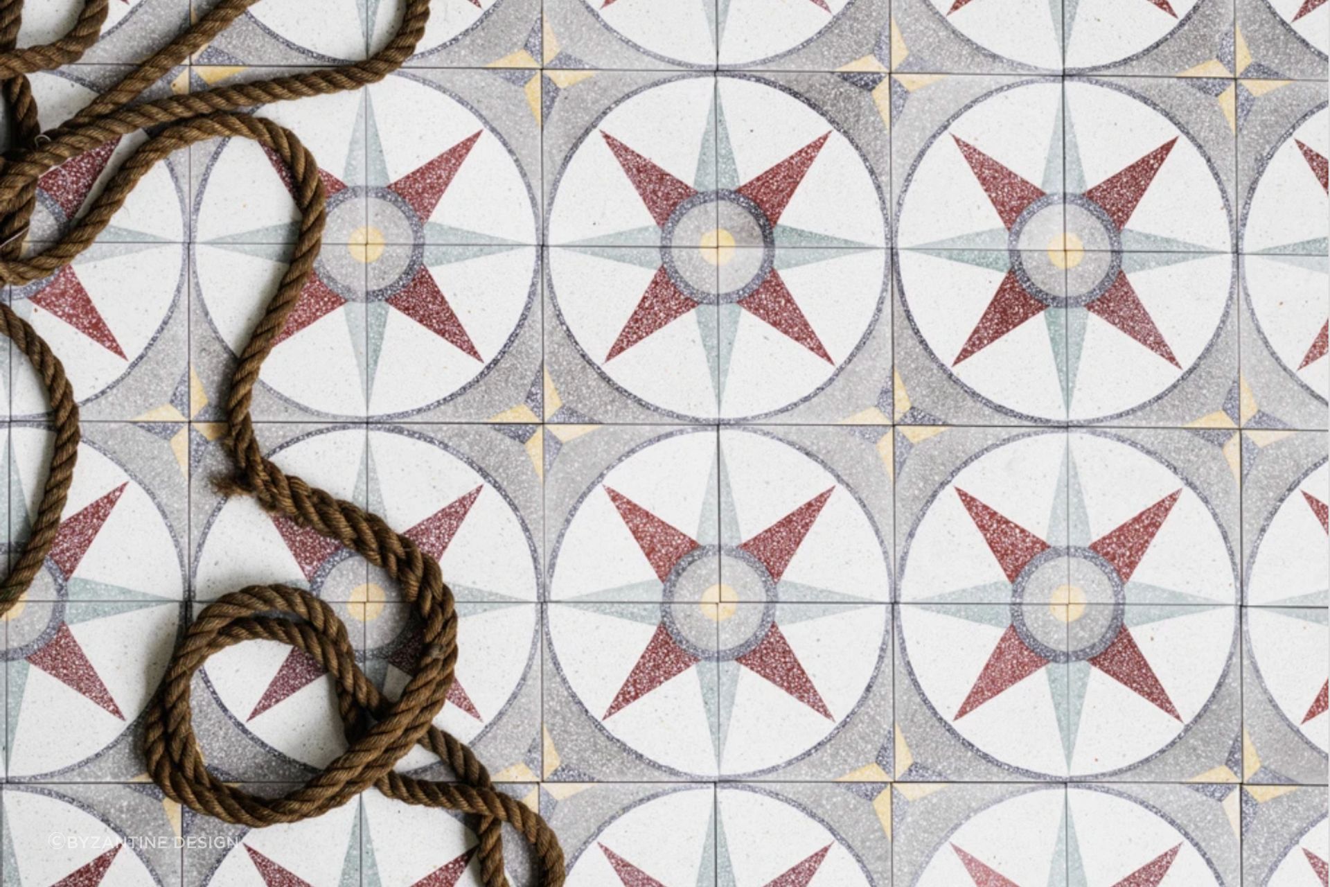 Encaustic tiles bring exquisite patterns to different applications.