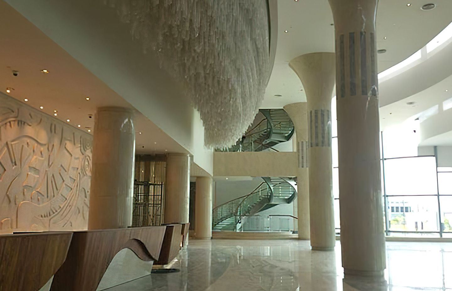 Custom Stonini panels grace the foyer of The Stanley in Port Moresby