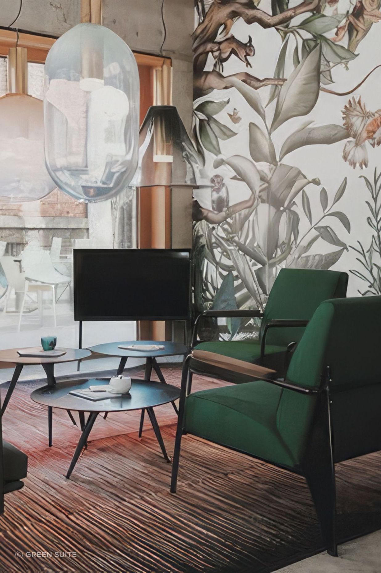 How Interior Design Affects Mood. Green Suite