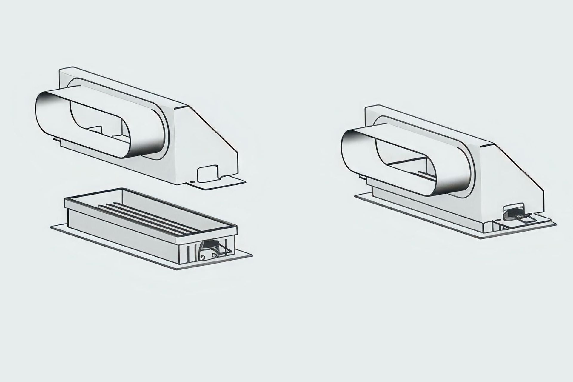 Expella’s Compact Linear Bar Grille provided an easy installation solution after the ceilings had been sheeted.